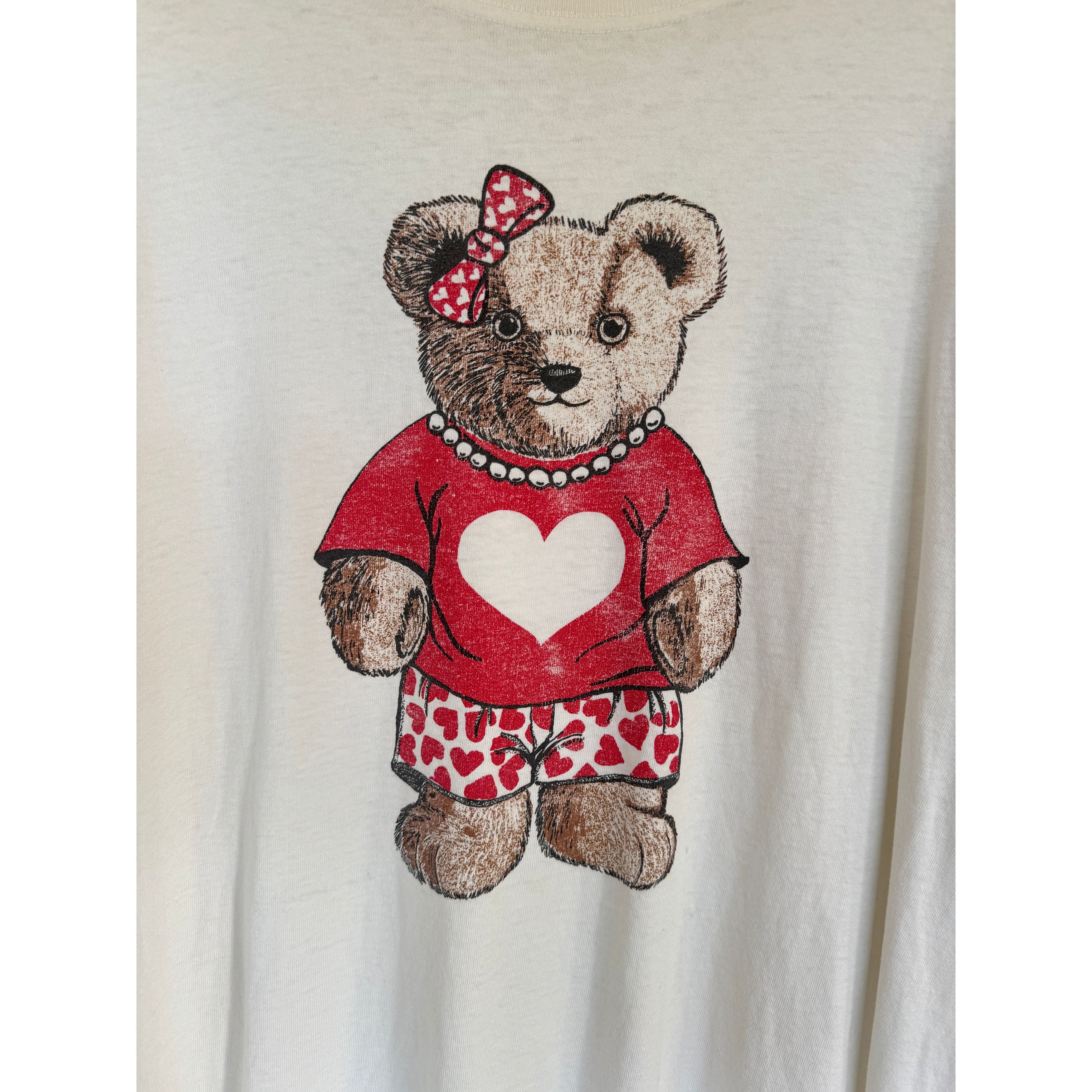 Vintage Princess Diana Bear Tee Size US XL / EU 56 / 4 - 4 Thumbnail