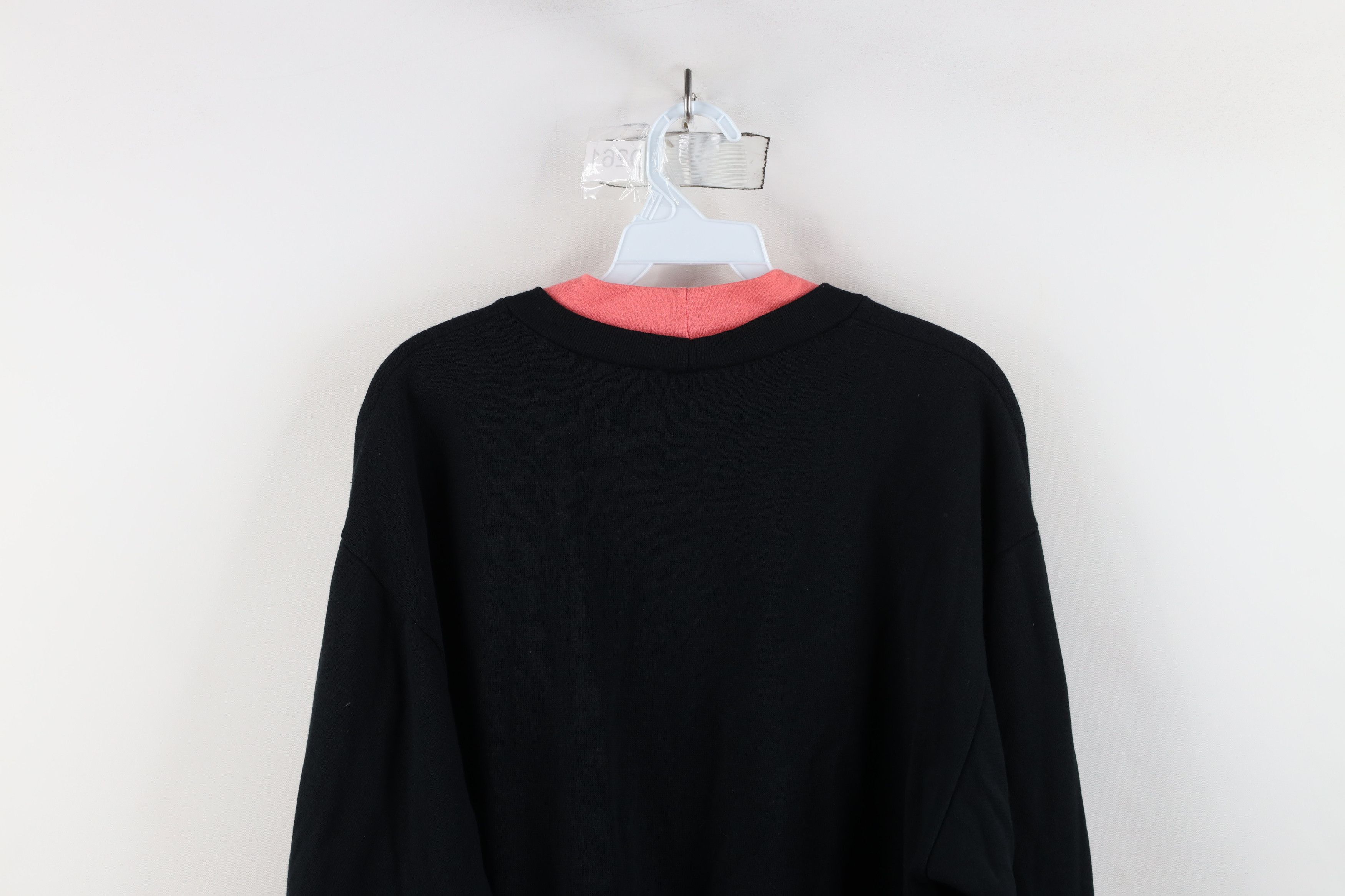 Vintage Vintage 90s Streetwear Flower Floral Layered Sweatshirt Size L / US 10 / IT 46 - 10 Thumbnail