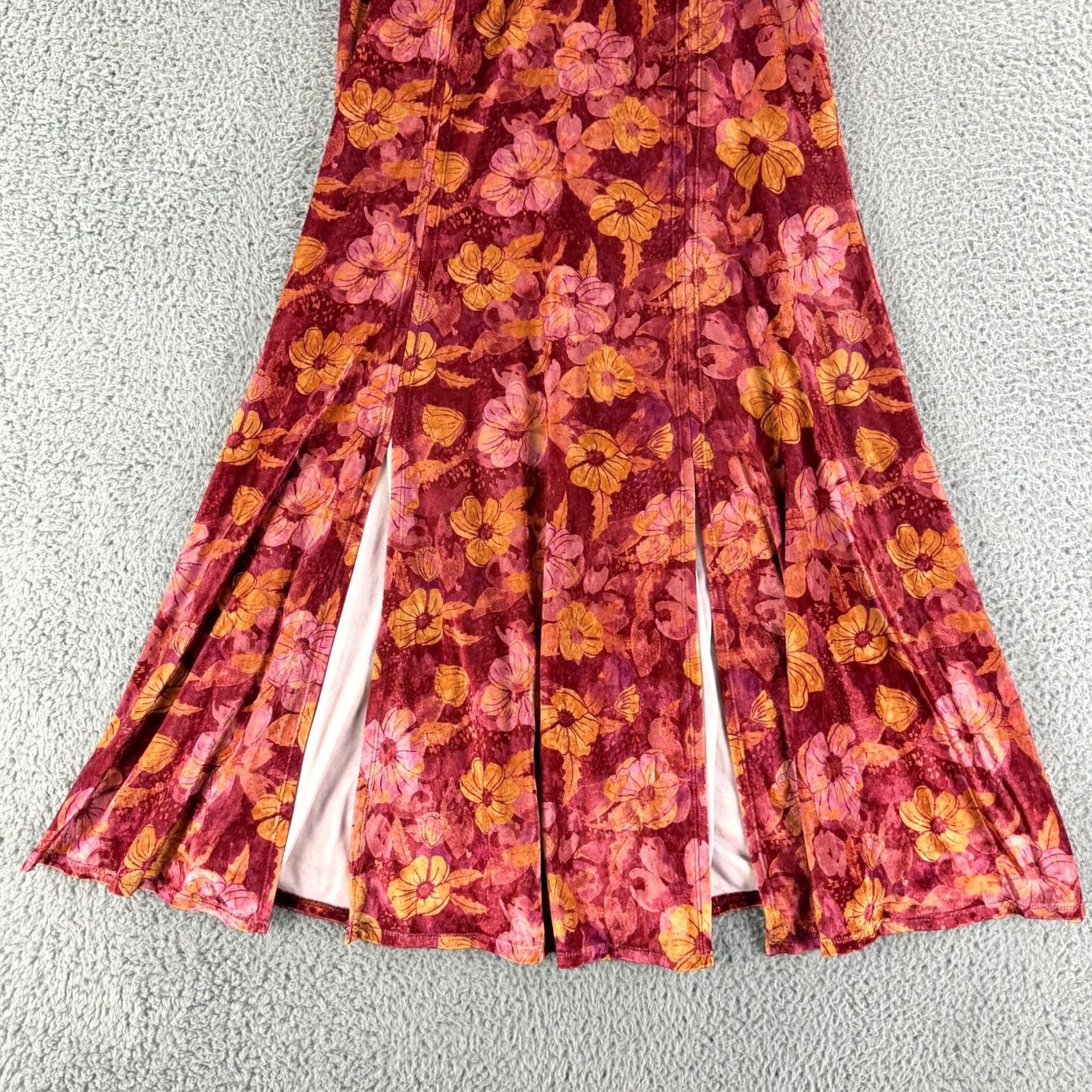 Free People Free People Carpe Diem Convertible Maxi Skirt Dress Womens Medium Red Floral Size 32" / US 10 / IT 46 - 3 Thumbnail