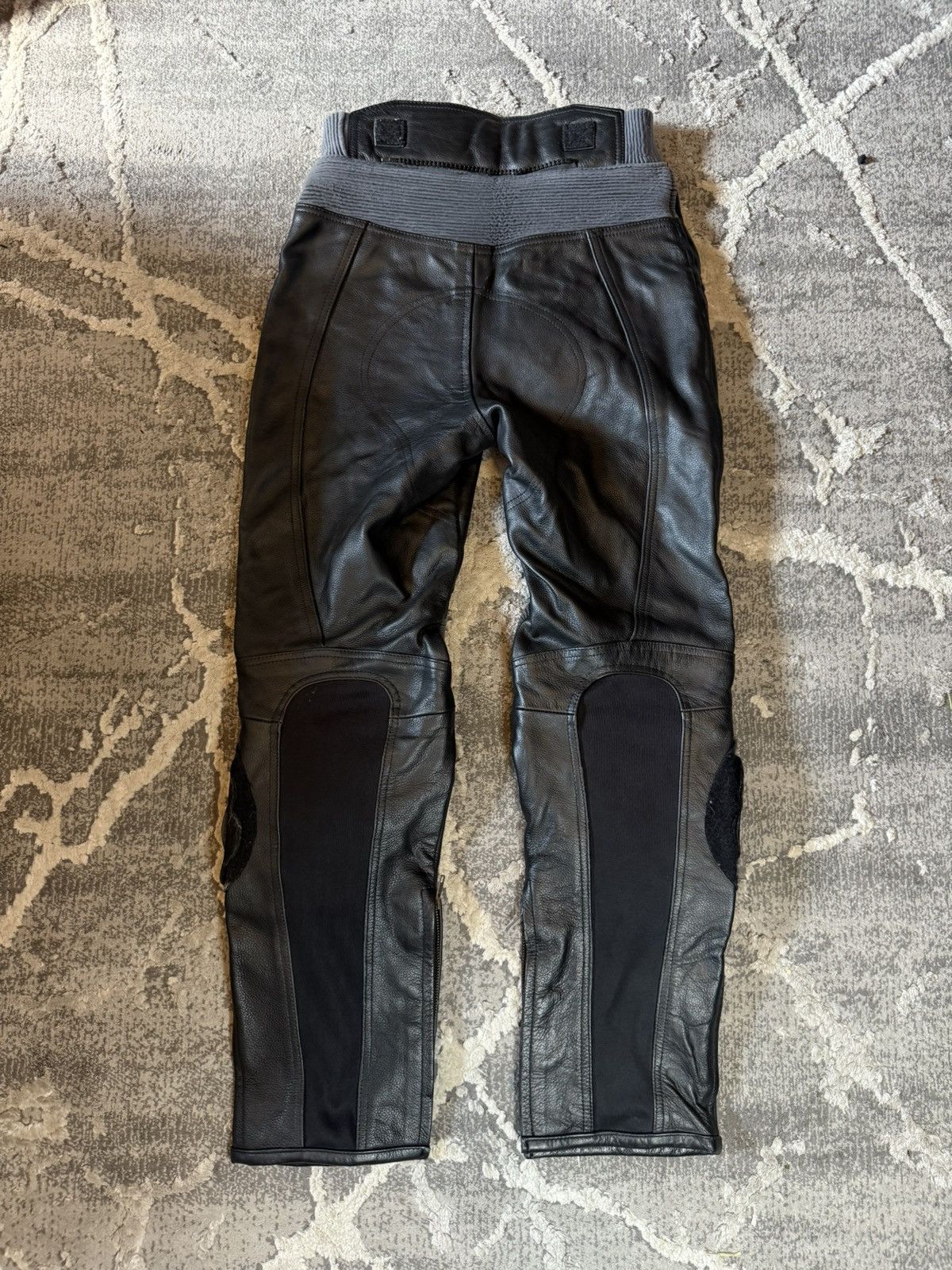 Vintage Leather Moto Motorcycle Leather Pants Size US 28 / EU 44 - 2 Thumbnail