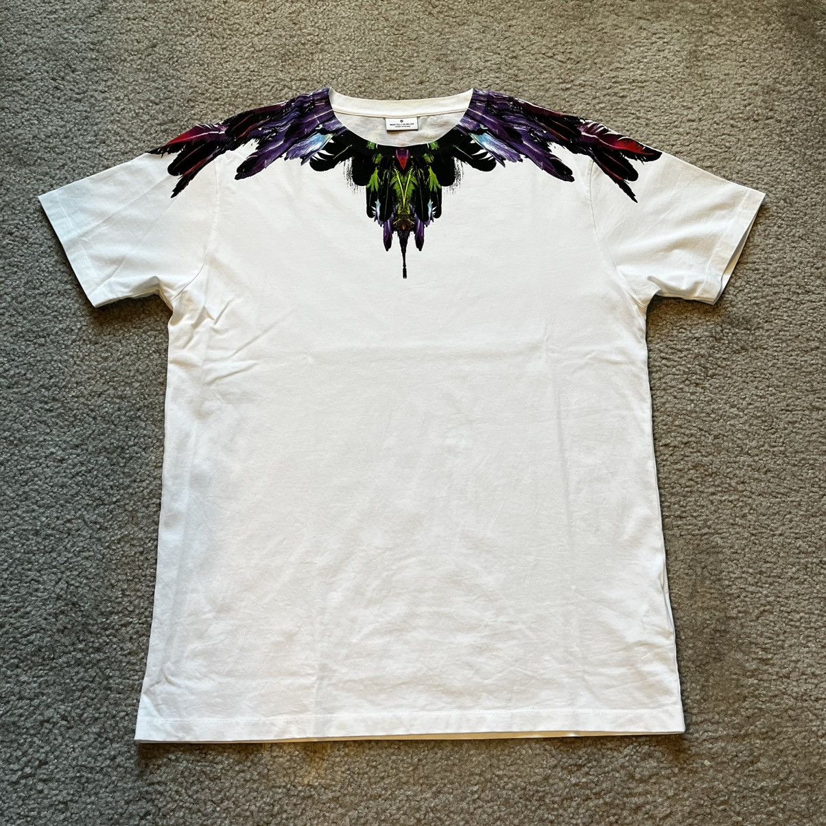 Marcelo Burlon Marcelo Burlon White Tee Size US S / EU 44-46 / 1 - 1 Thumbnail