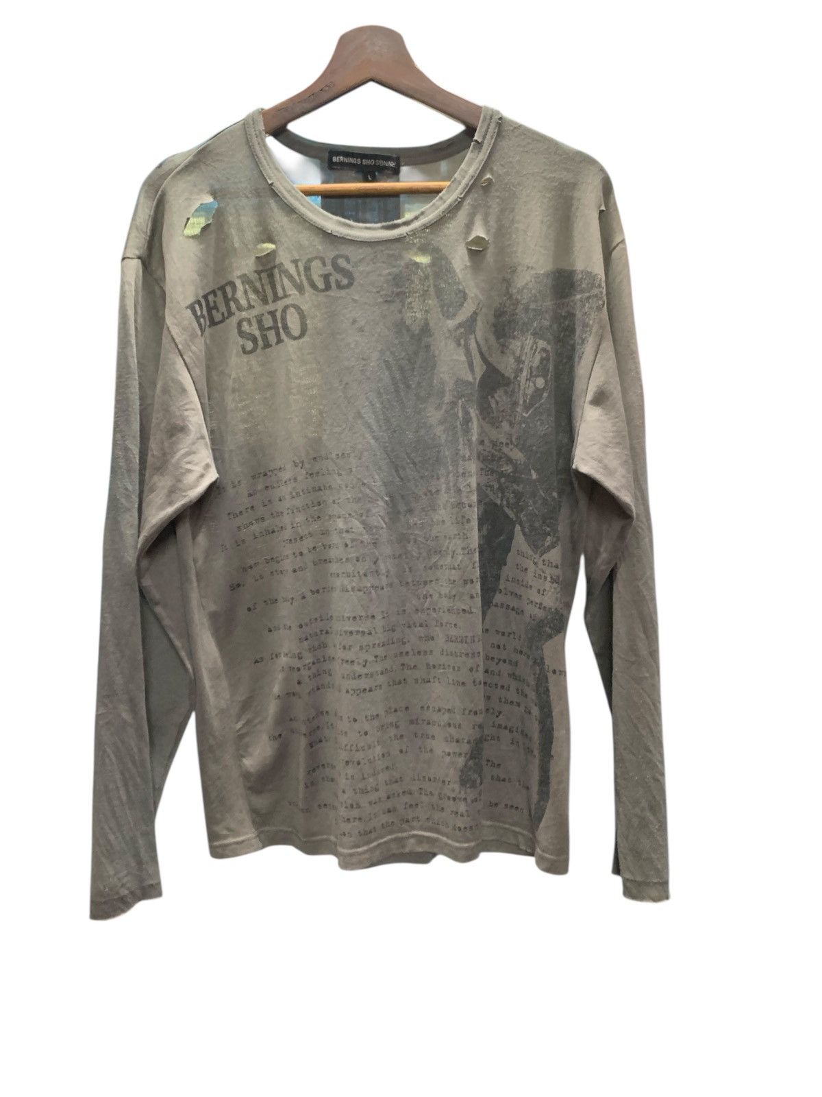 Japanese Brand BERNINGS SHO TEE Size US L / EU 52-54 / 3 - 2 Thumbnail