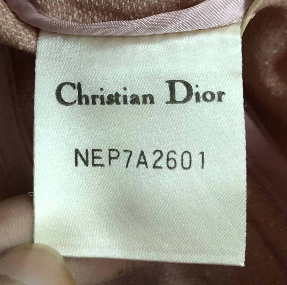 Christian Dior Monsieur × Vintage Vintage Mademoiselle Dior Pink Blend Double-Breasted Blazer Size M / US 6-8 / IT 42-44 - 15 Thumbnail