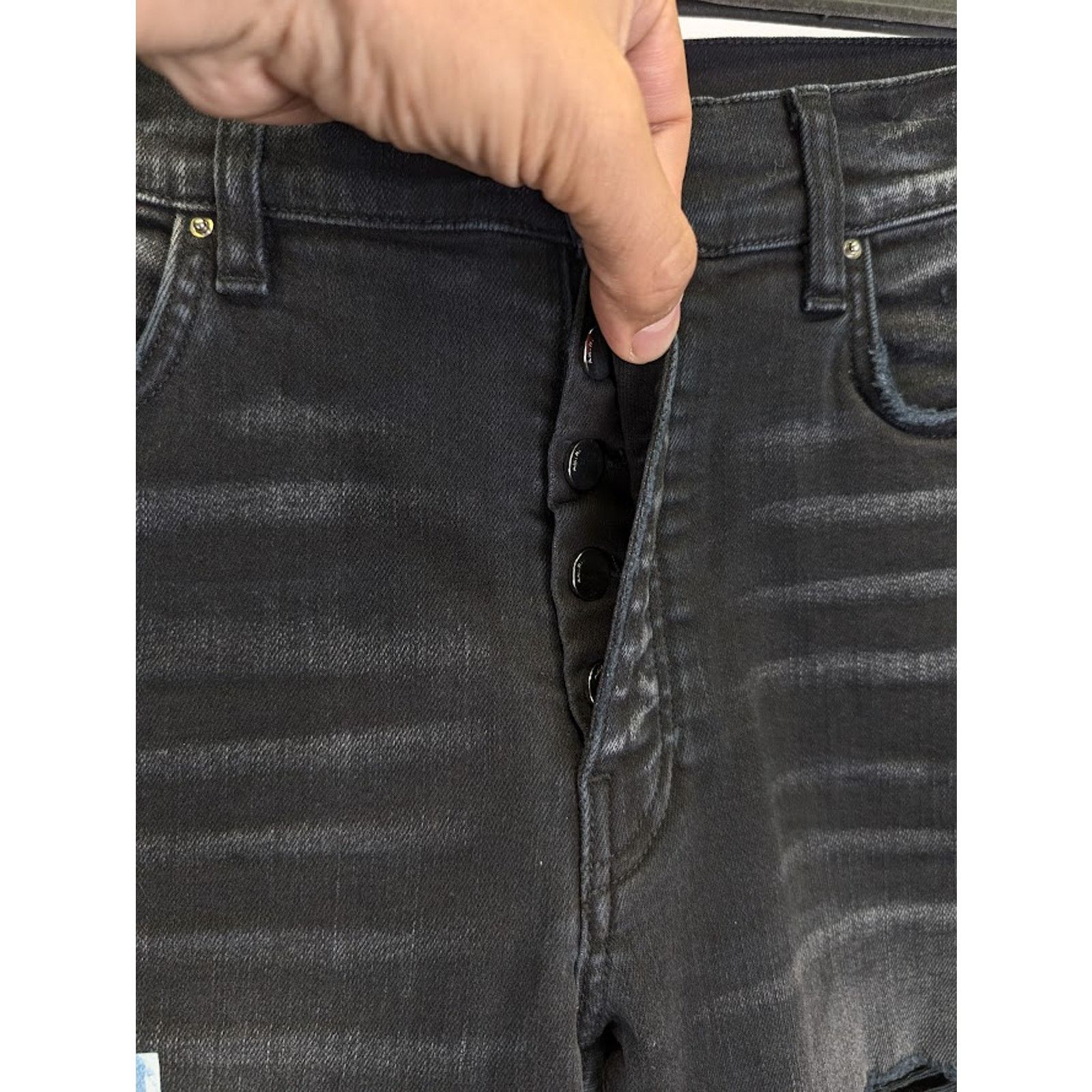 Amiri o1rshd1 Q:2 / Playboy Magazine Jean in Aged Black Size US 33 - 12 Thumbnail