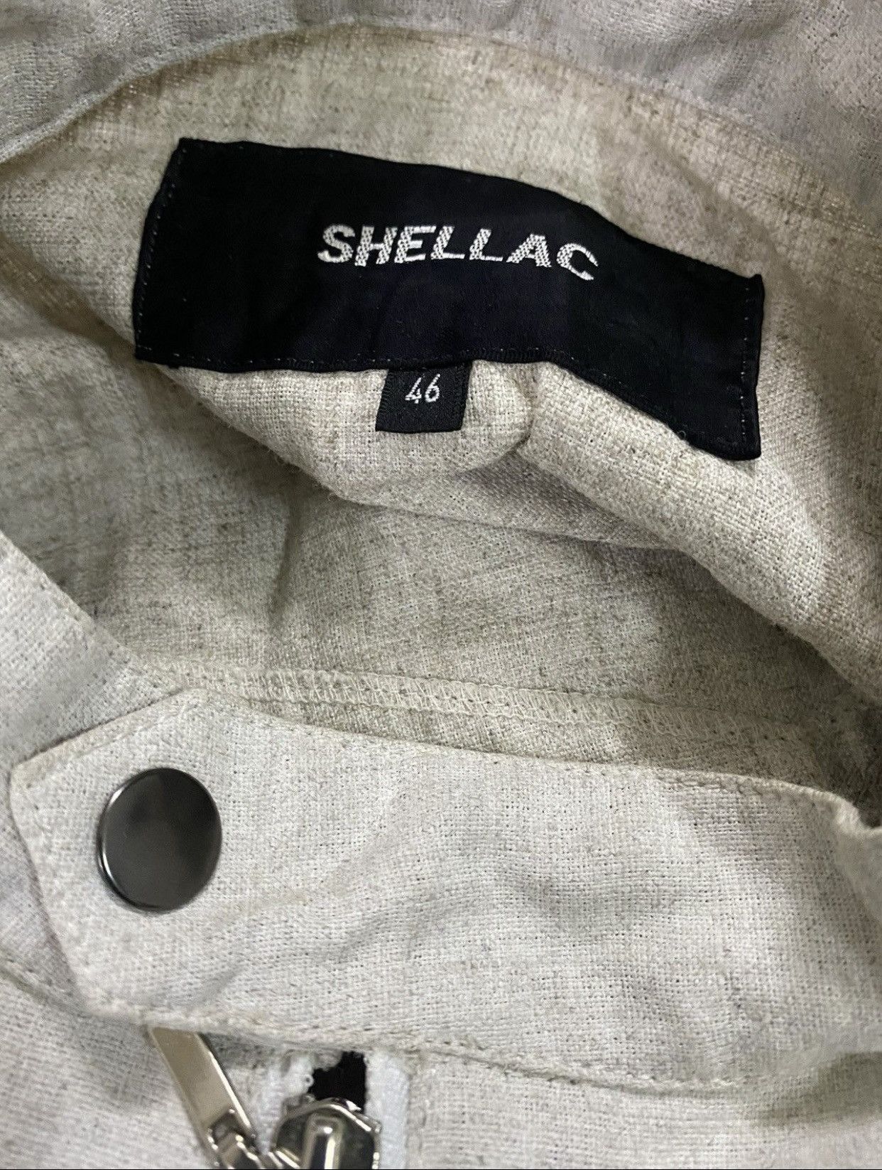 Seditionaries × Shellac 💥Final Drop💥Vtg Japanese Shellac Seditionaries Zip Shirt Size US M / EU 48-50 / 2 - 6 Thumbnail