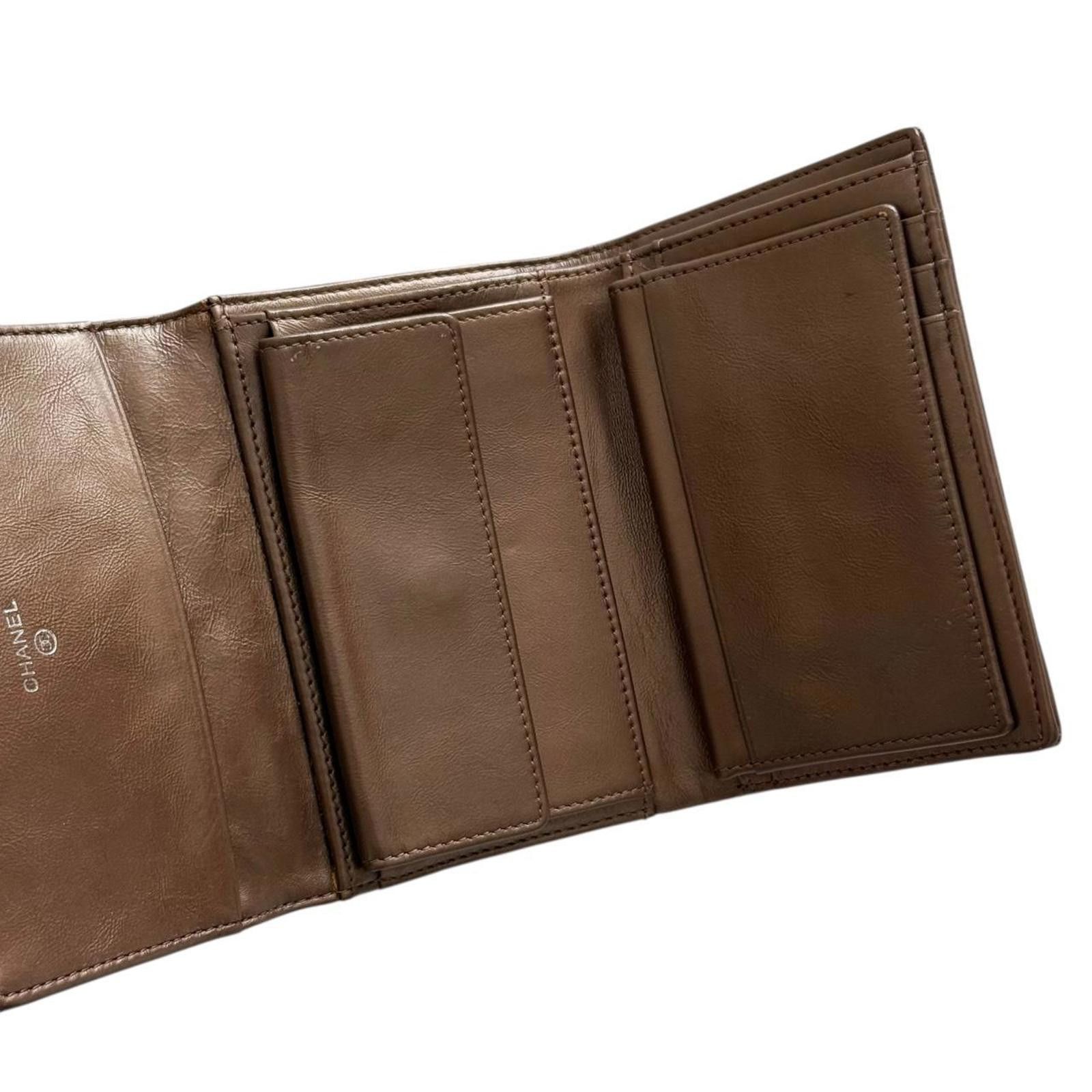 Chanel chanel 2000s brown wallet Size ONE SIZE - 2 Thumbnail
