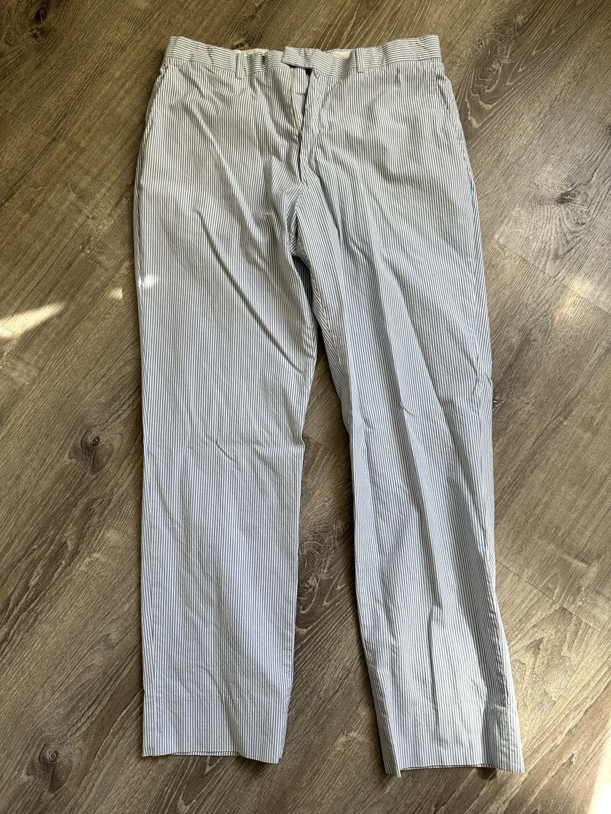 Burberry × Designer Burberry Stripped Pants 🔥 Size US 34 / EU 50 - 1 Thumbnail