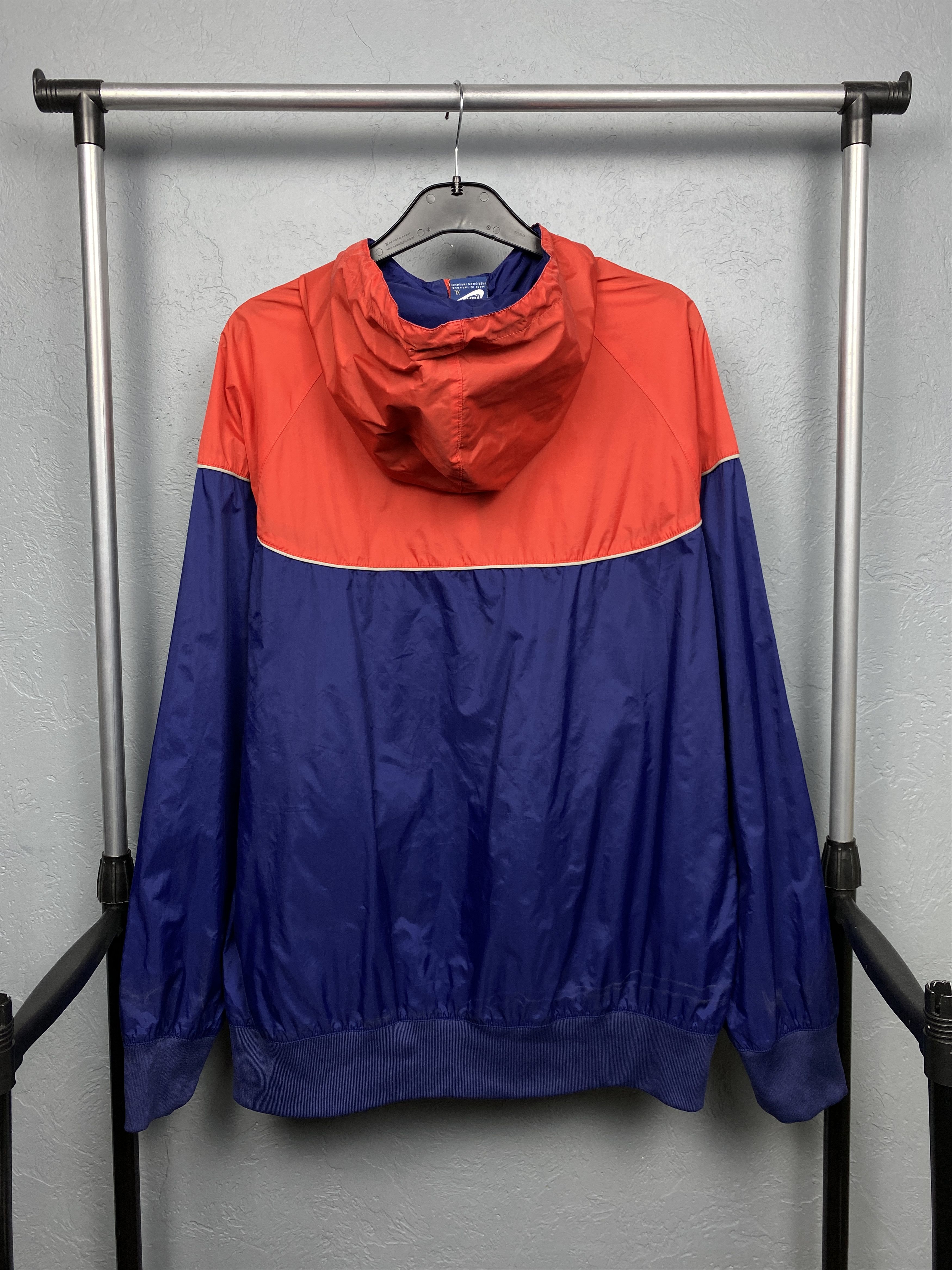 Nike Nike 90s Vintage Windbreaker Jacket Swoosh Nylon Drill Size US XL / EU 56 / 4 - 10 Thumbnail