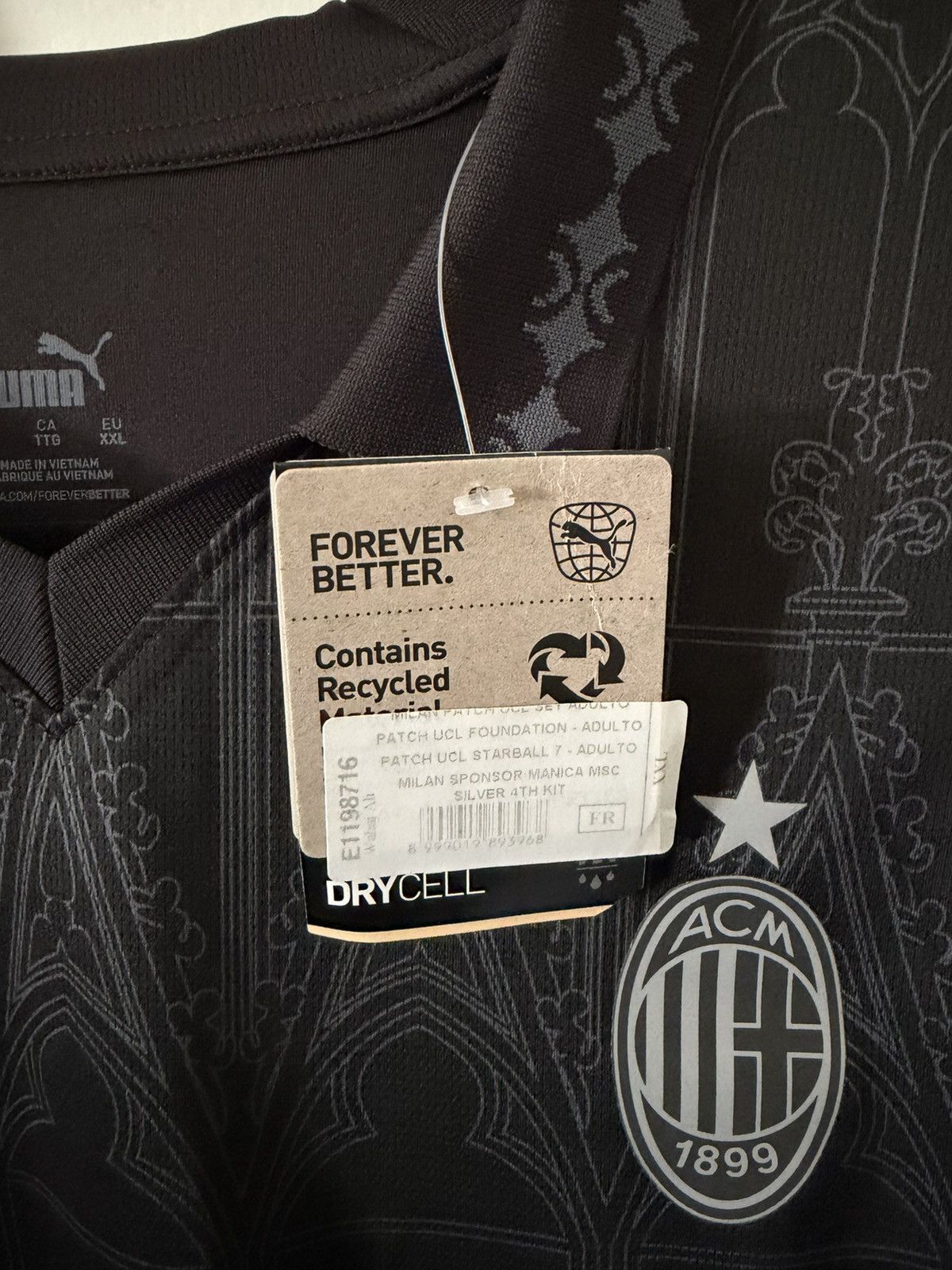 Pleasures × Puma BNWT Rafael Leao Puma x Pleasures AC Milan 23/24 4th Kit Size US XXL / EU 58 / 5 - 5 Thumbnail