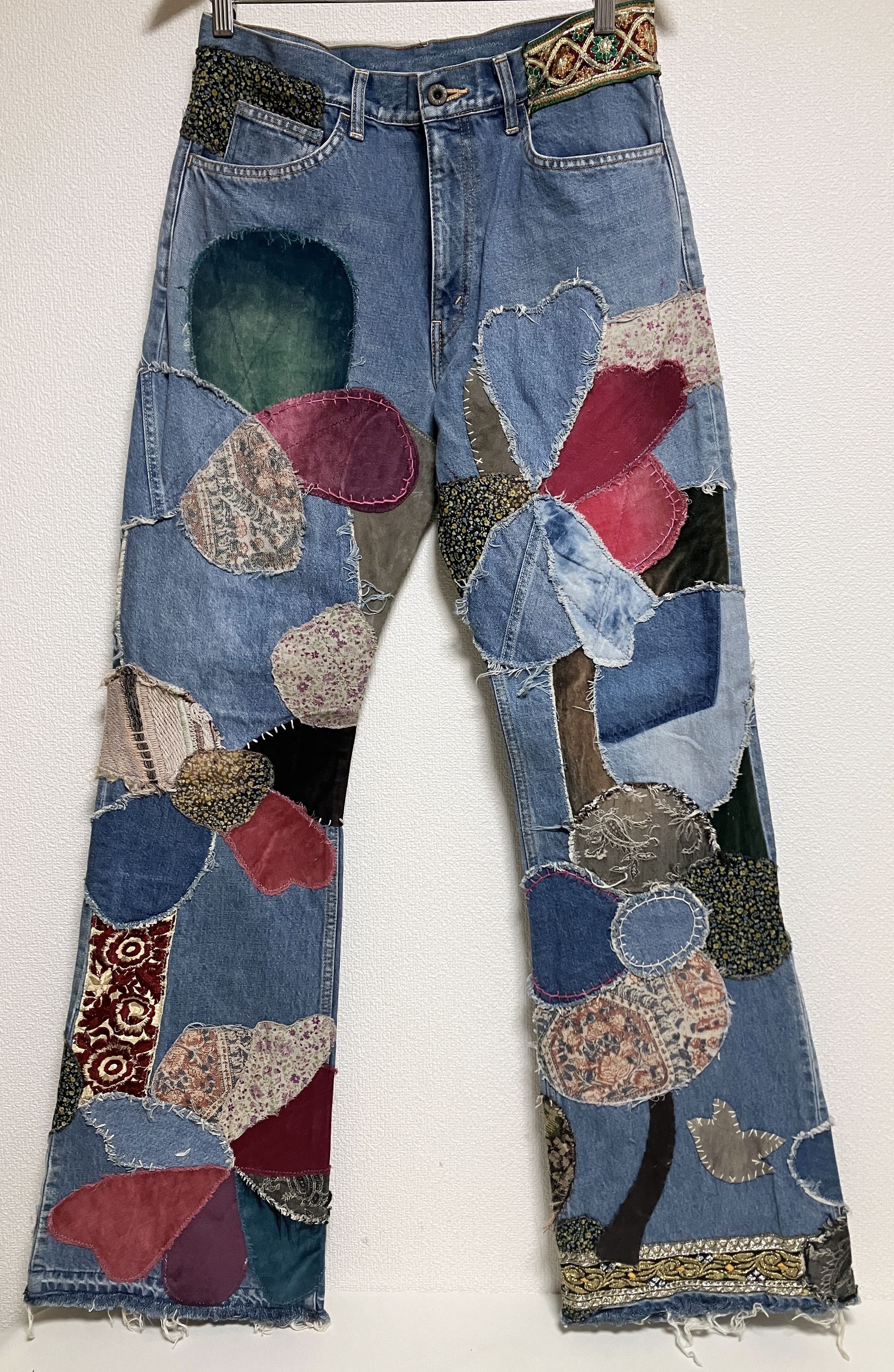 Kapital KAPITAL 14oz denim flare jeans hippie insane remake denim Size US 34 / EU 50 - 1 Thumbnail