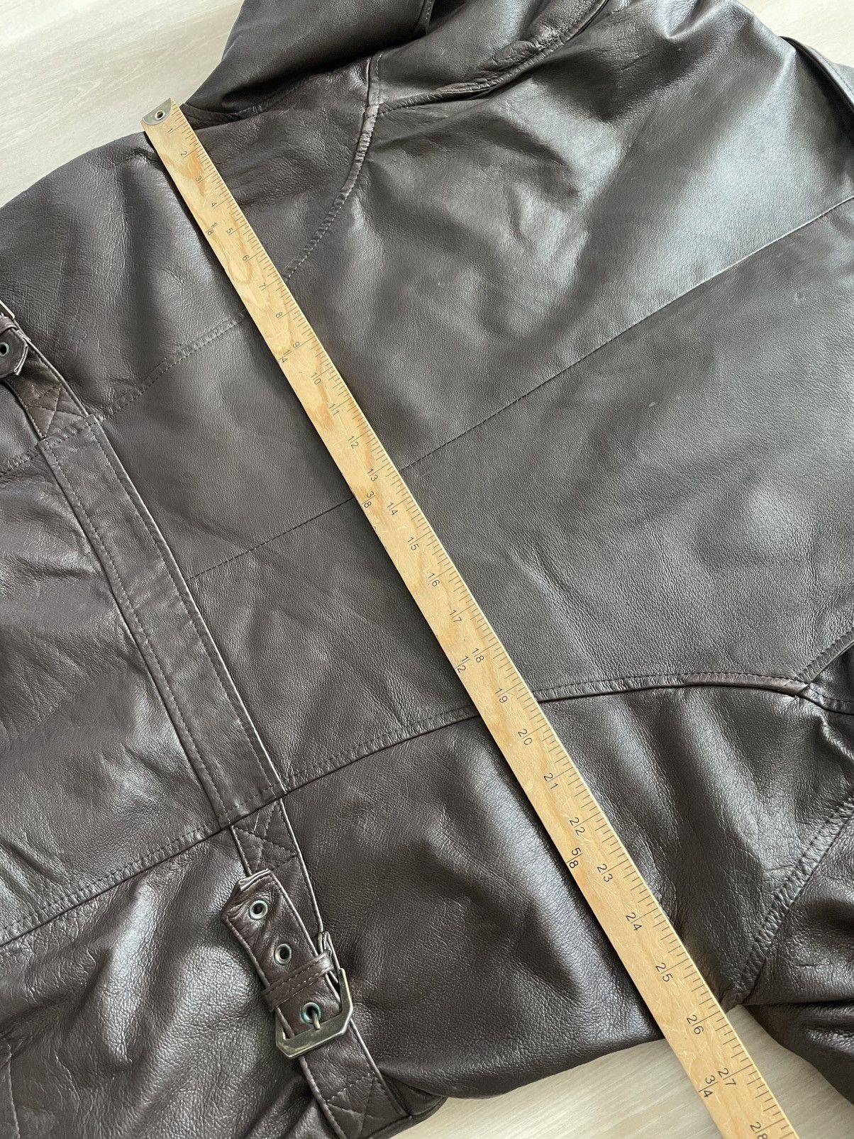 Vintage Vintage KC Collections Brown Leather Quilt Lining Sz L Size US L / EU 52-54 / 3 - 5 Thumbnail