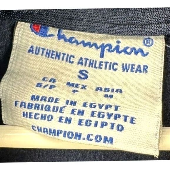 Champion Champion Hoodie Men Small Navy Graphic Print Sweatshirt Pullover Logo - Athletic New F47 Size US S / EU 44-46 / 1 - 7 Thumbnail