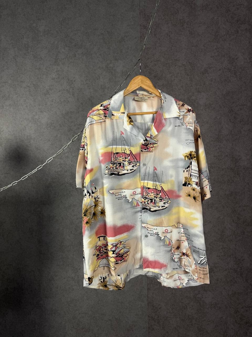 Vintage Art crazy hawaiian vintage shirt Size US XL / EU 56 / 4 - 1 Thumbnail