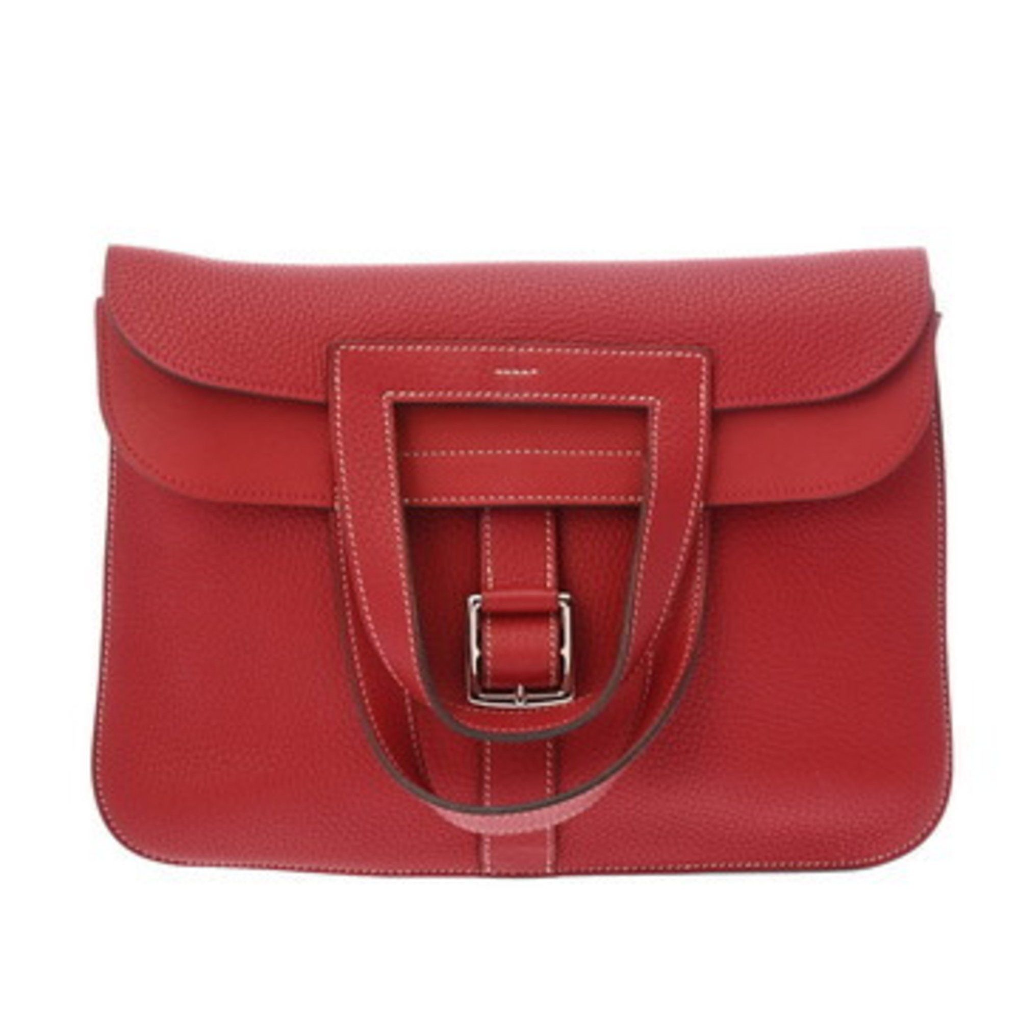 Hermes Arzan 31 Rouge Kazak T Stamp (Circa 2015) Women's Taurillon Clemence Shoulder Bag