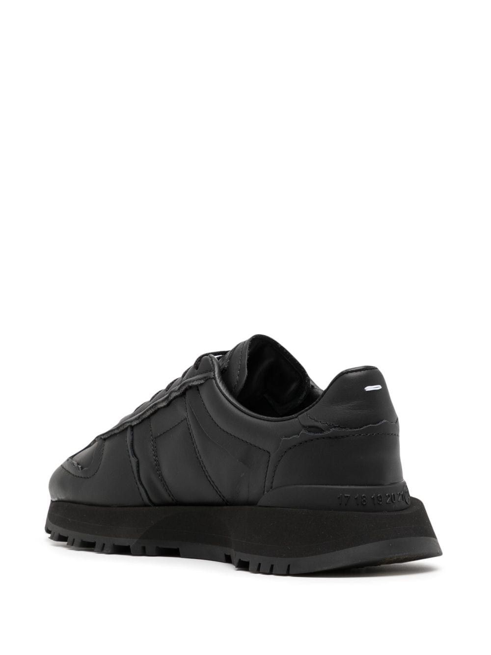 Maison Margiela oc11z0325 Seam-Detail Low-Top Sneakers in Black Size US 11 / IT 41 - 3 Thumbnail