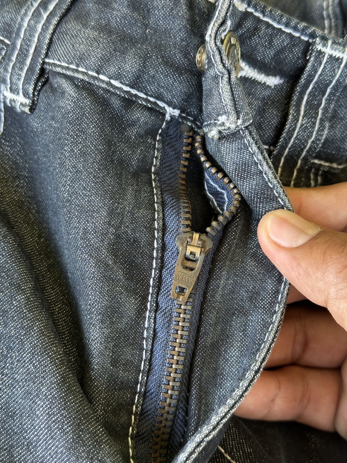 Kapital Baggy Jeans Yankess New York 24x31 Size US 26 / EU 42 - 4 Thumbnail