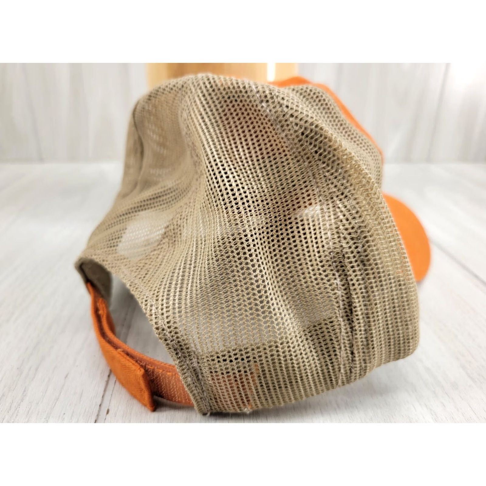 Vintage ABC Associated Builders & Contractors Alabama Trucker Hat Sport Clay Shoot 2015 Adjustable Orange Twill Mesh Back Lightweight Embroidered Men Hat Size ONE SIZE - 6 Thumbnail