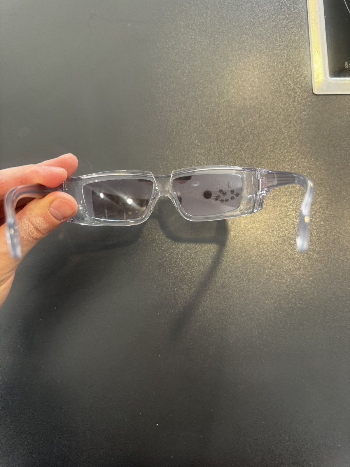 Rick Owens Rick Owens Oversized Transparent Sunglasses Size ONE SIZE - 5 Thumbnail