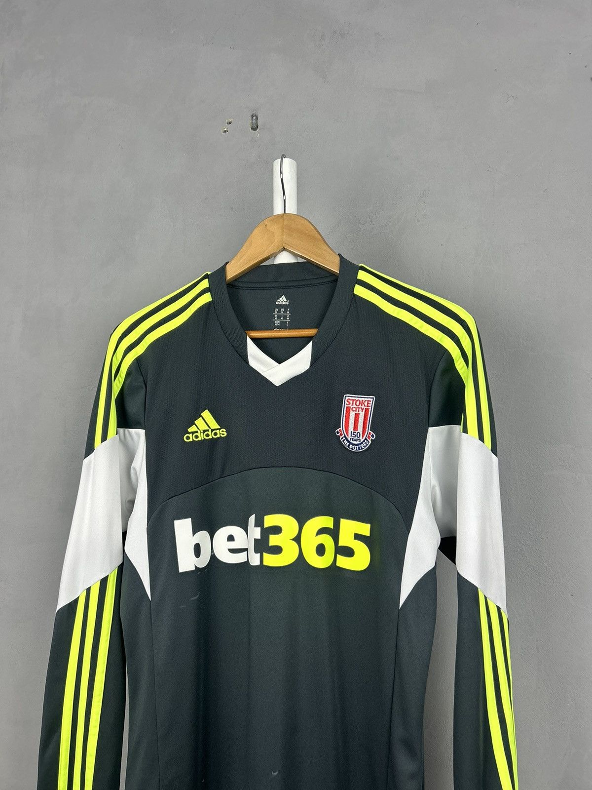 Adidas Adidas Stoke City 2013/14 Away Football Long Sleeve Jersey Size US M / EU 48-50 / 2 - 2 Thumbnail