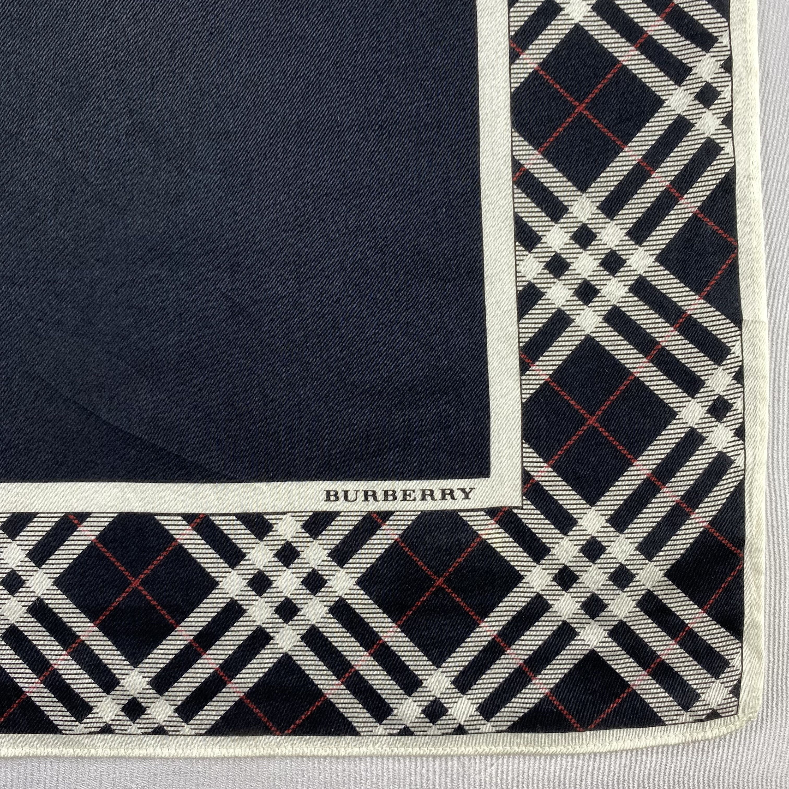 Burberry × Vintage Burberry Handkerchief / Neckerchief / Bandana-P1476 Size ONE SIZE - 3 Thumbnail