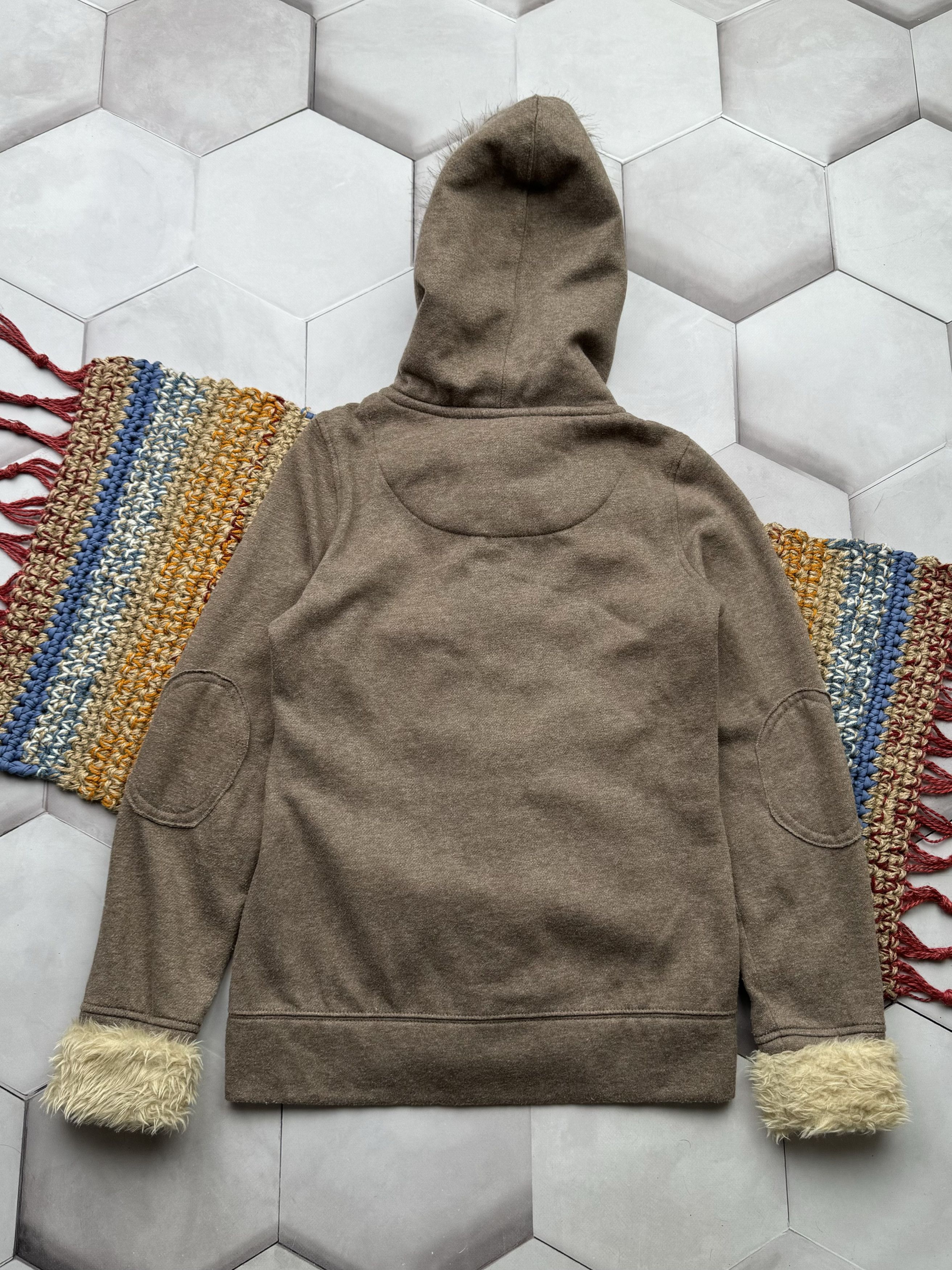 Vintage Vintage Hoodie With Faux Fur Details (E4) Size XS / US 0-2 / IT 36-38 - 5 Thumbnail
