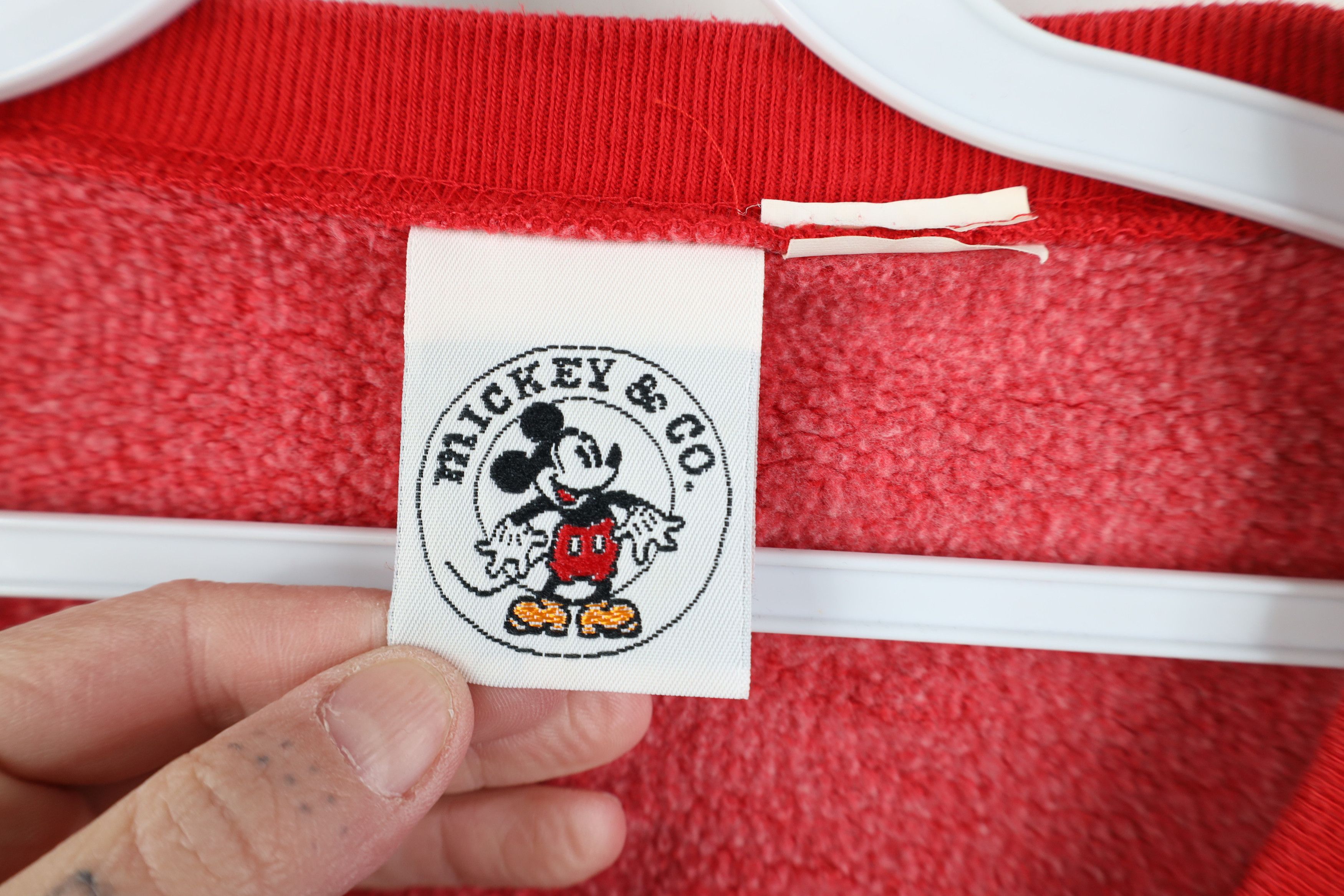 Disney Vintage 90s Disney Faded Jumbo Print Mickey Mouse Sweatshirt Size ONE SIZE - 5 Thumbnail