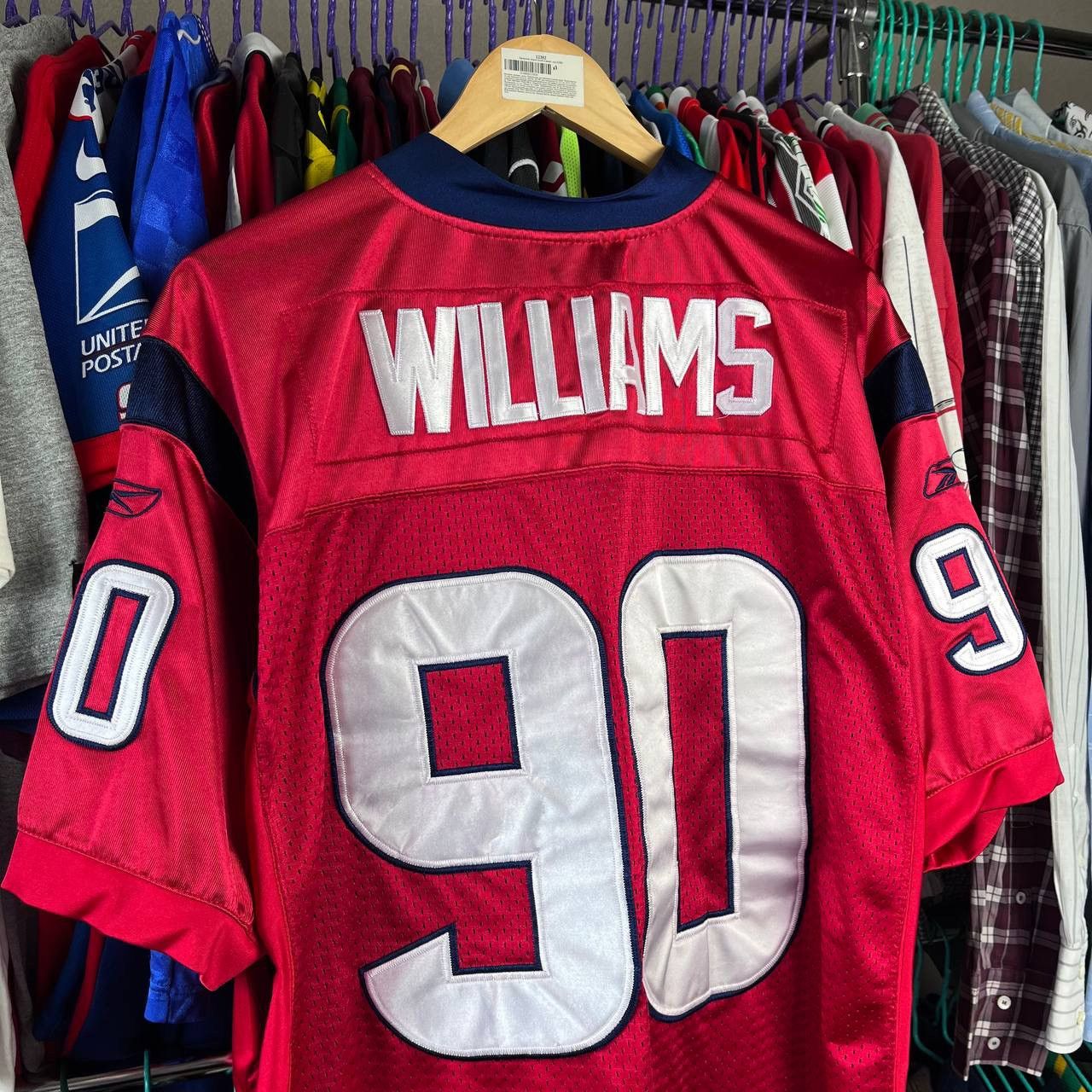 NFL × Reebok × Vintage Reebok Houston Texans #90 Mario Williams Football Jersey Size US M / EU 48-50 / 2 - 8 Thumbnail