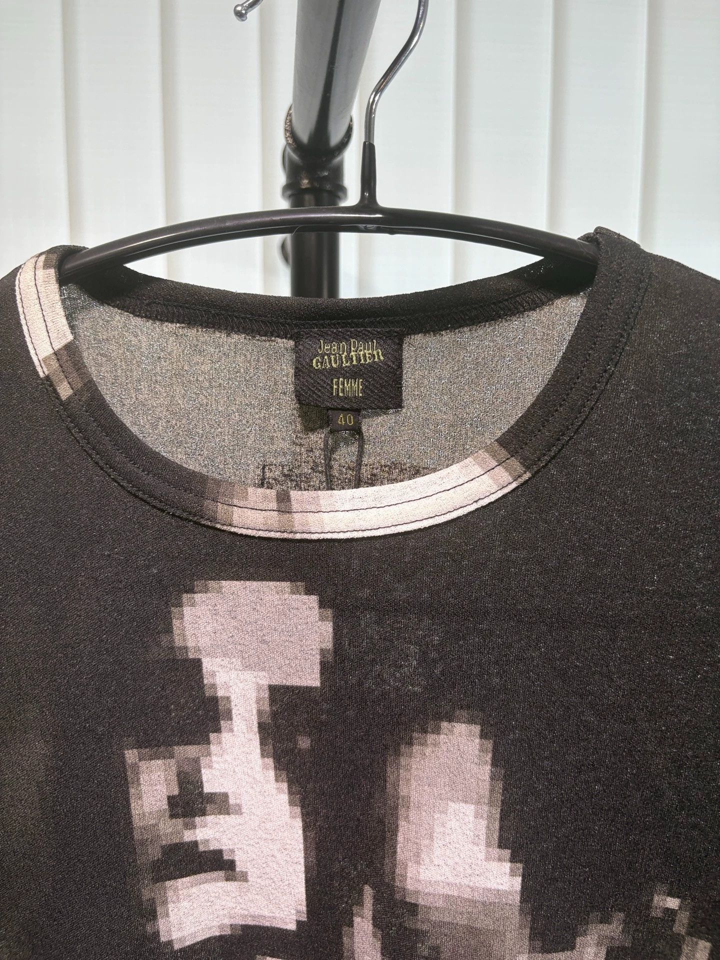 Jean Paul Gaultier Jean Paul Gaultier Bi-Sided Portrait Sheer LS 40 Size S / US 4 / IT 40 - 3 Thumbnail