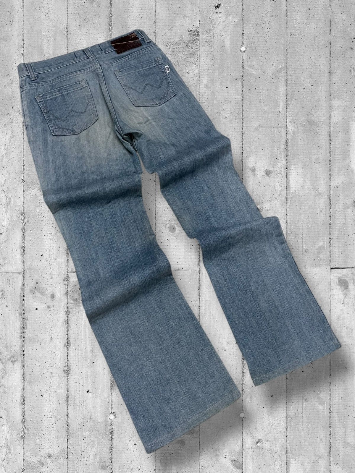 Designer × Edwin × Vintage Vintage 1990s Japan Designer Edwin Small Flared Blue Denim Size US 28 / EU 44 - 10 Thumbnail
