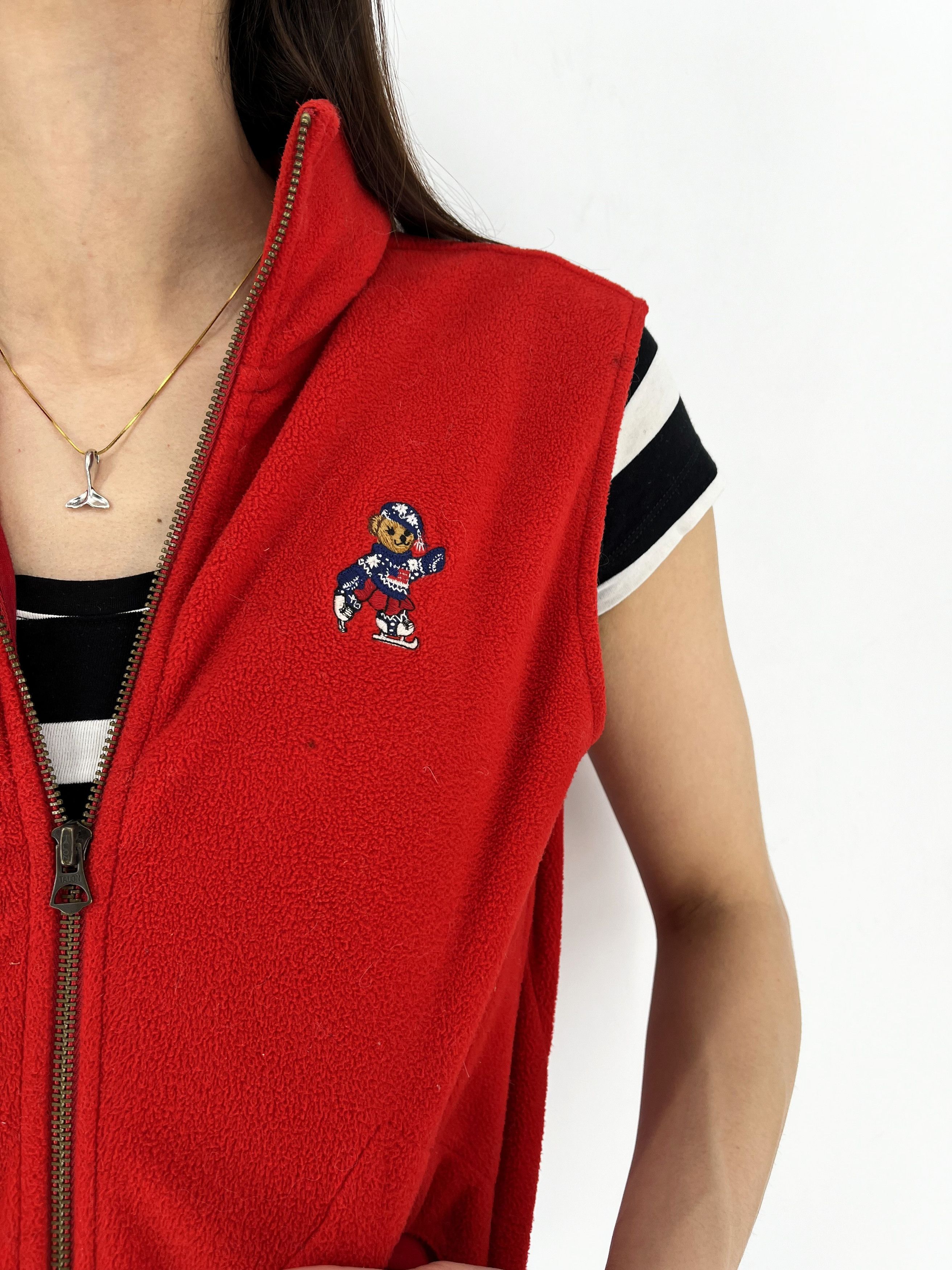 Polo Ralph Lauren Vintage Y2K Polo Ralph Lauren Baer Fleece Women's Vest Size S / US 4 / IT 40 - 5 Thumbnail