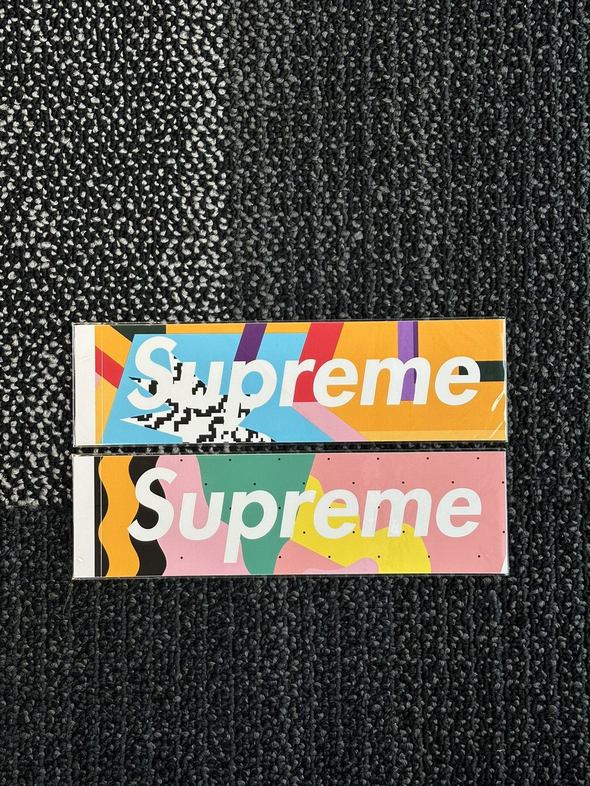 Burberry × Supreme × Tiffany & Co. Supreme Box Logo Stickers SET