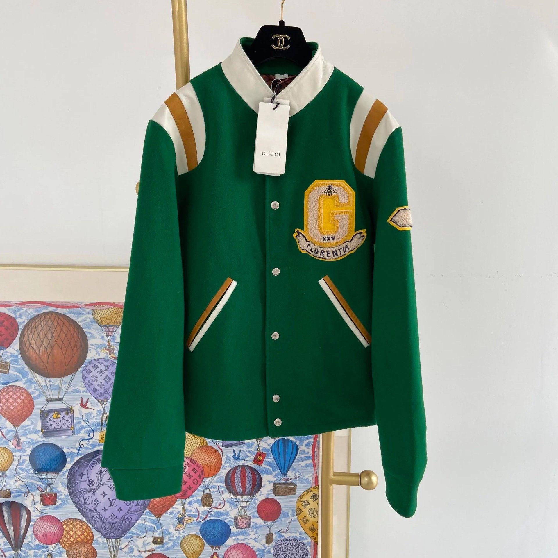 Gucci Gucci Tiger Head Green Coat Size US M / EU 48-50 / 2 - 1 Thumbnail