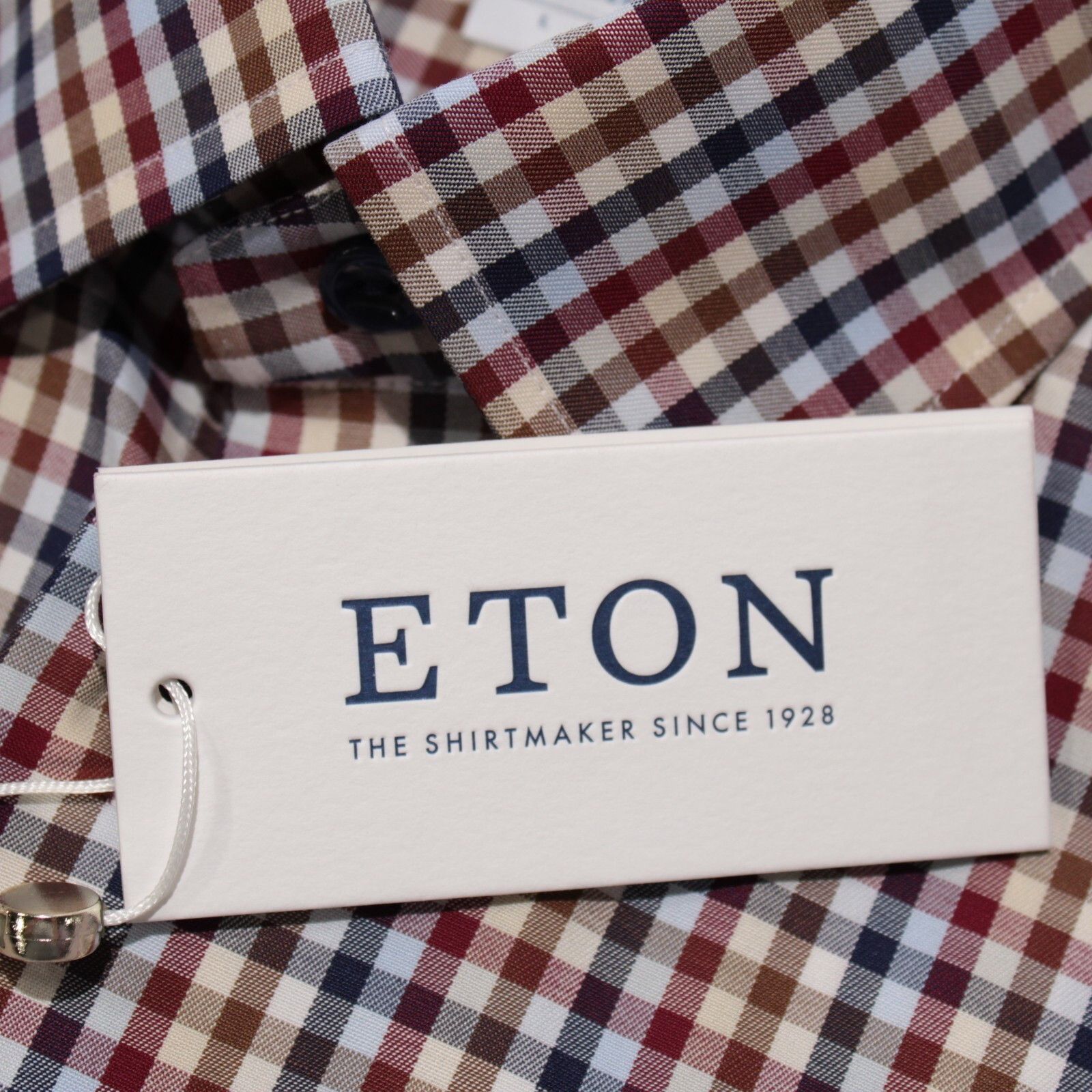 Eton Eton New with tags Shirt Size L US In Red Size US L / EU 52-54 / 3 - 2 Thumbnail