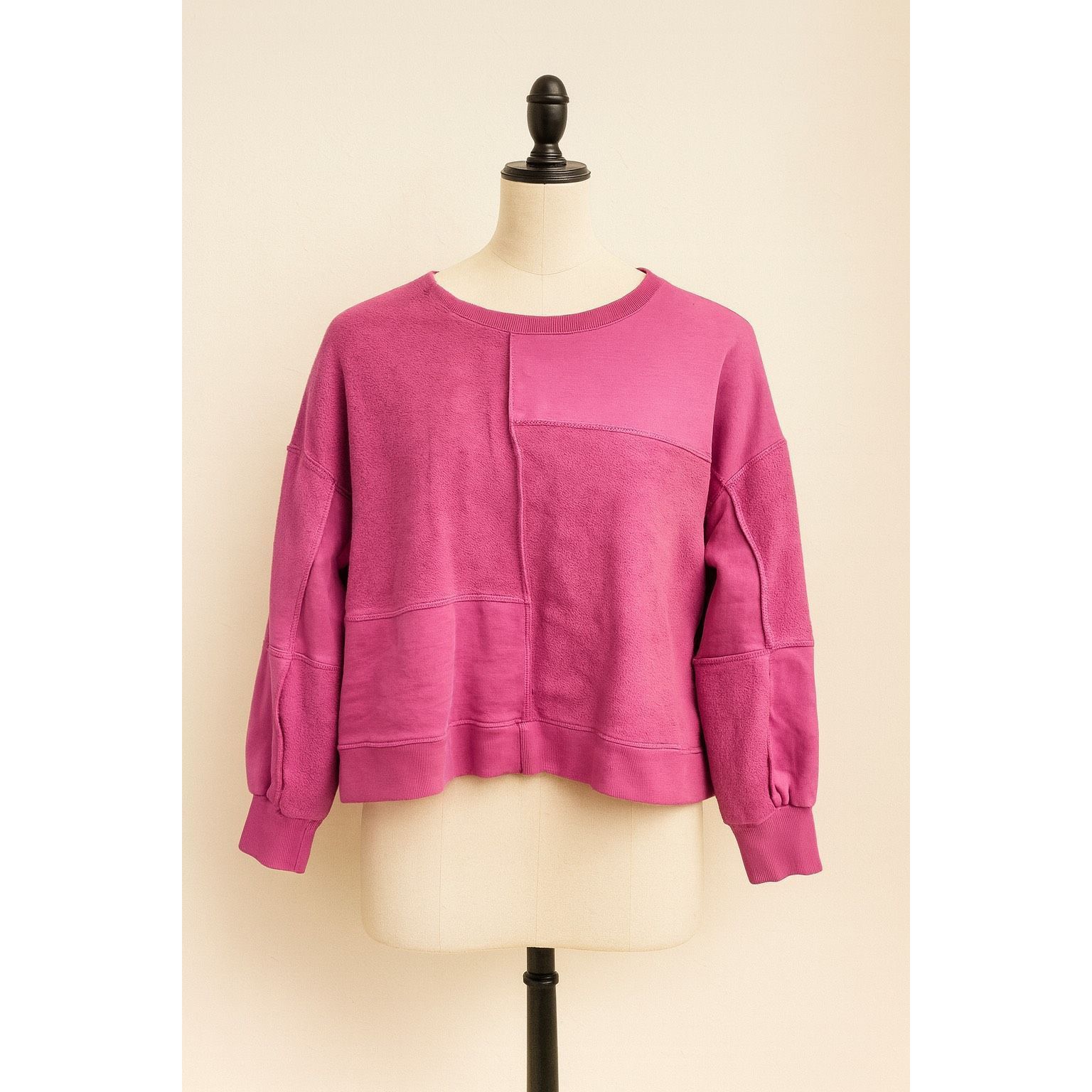 Other New In Pink Patchwork Sweatshirt Women’s Size Small Size S / US 4 / IT 40 - 1 Thumbnail