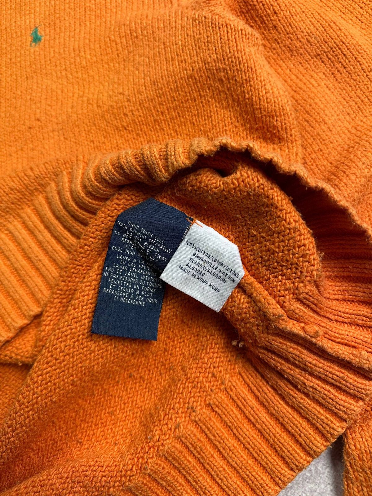 Polo Ralph Lauren Vintage Polo Ralph Lauren RRL Cable Quarter Zip Sweater L Size US L / EU 52-54 / 3 - 7 Thumbnail