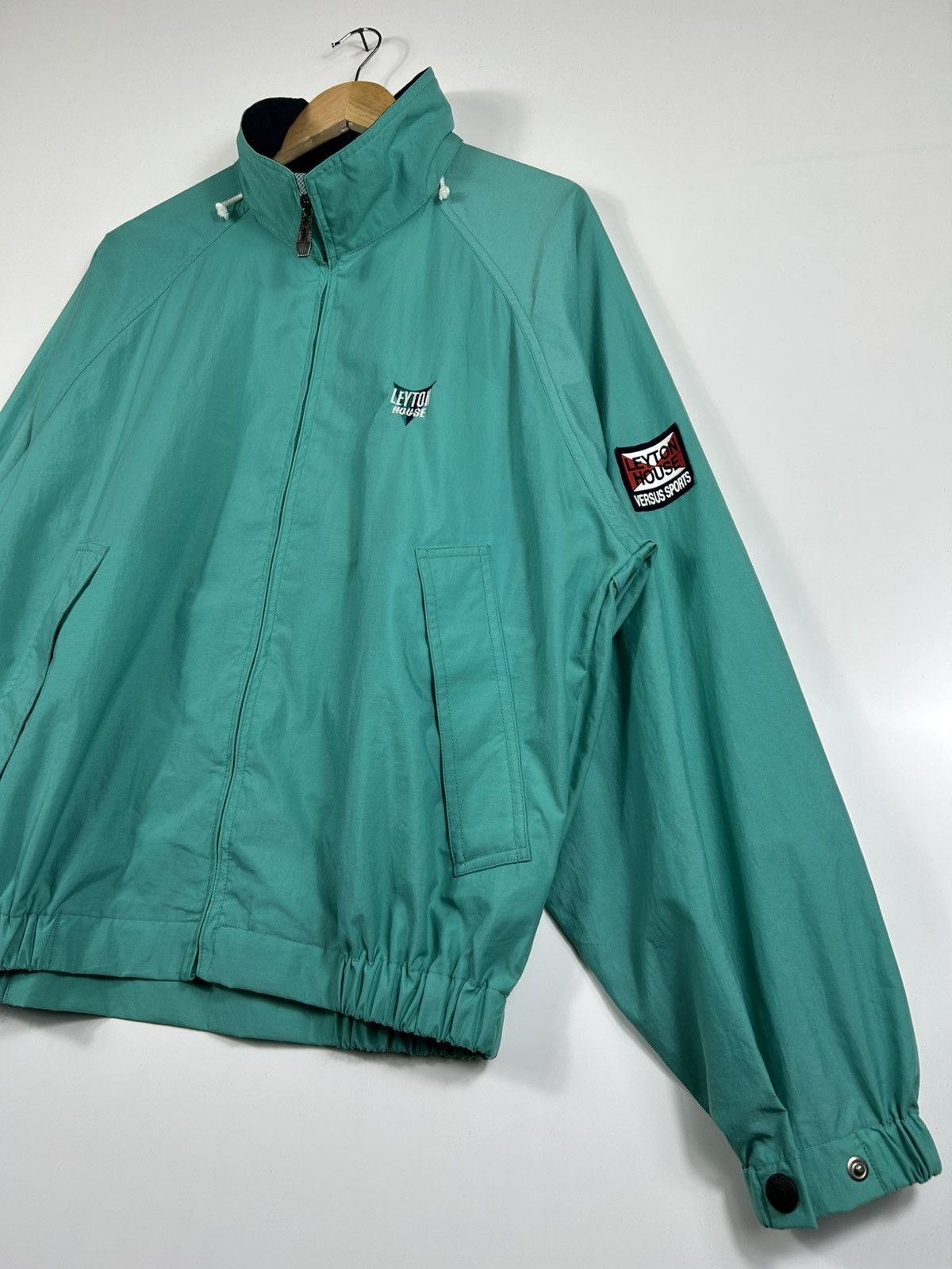 Versus × Vintage ⚡️Vintage Leyton House Zipper Bomber Jacket Size US L / EU 52-54 / 3 - 3 Thumbnail