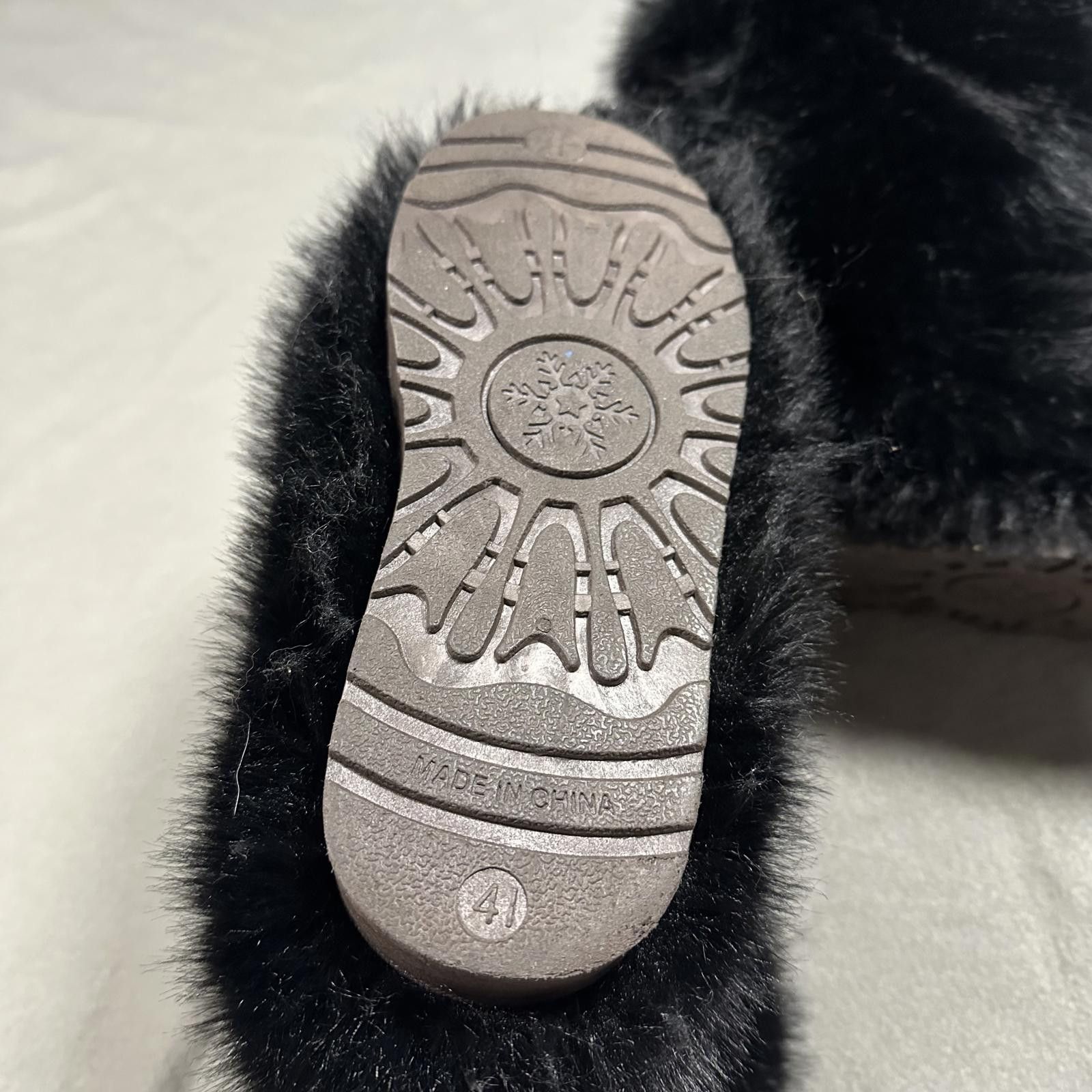 Other Women's Fur Boots Black Y2K Size US 9 / IT 39 - 3 Thumbnail