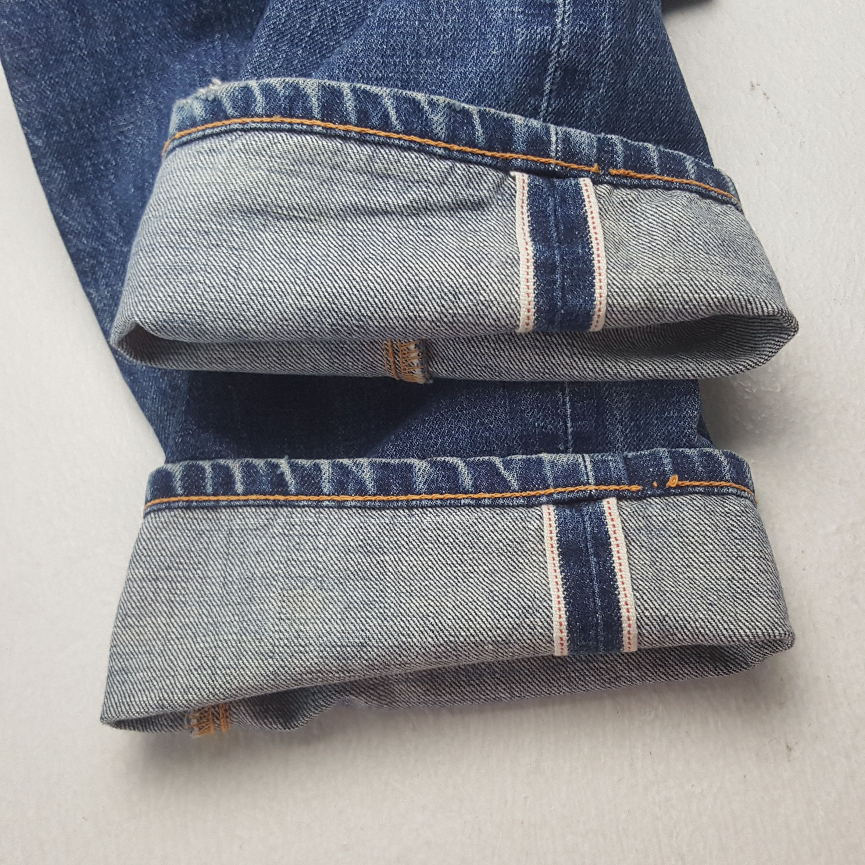 Evisu Vintage Evis Selvedge Daicock Art Denim Jeans C297N1 Size US 29 - 14 Thumbnail