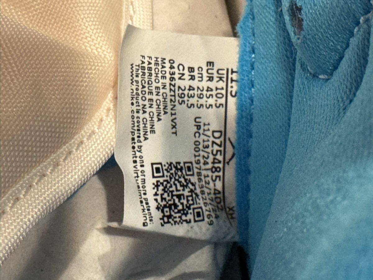 Jordan Brand Air Jordan 1 Retro High OG ‘UNC Reimagined’ Size US 11.5 / EU 44-45 - 6 Thumbnail