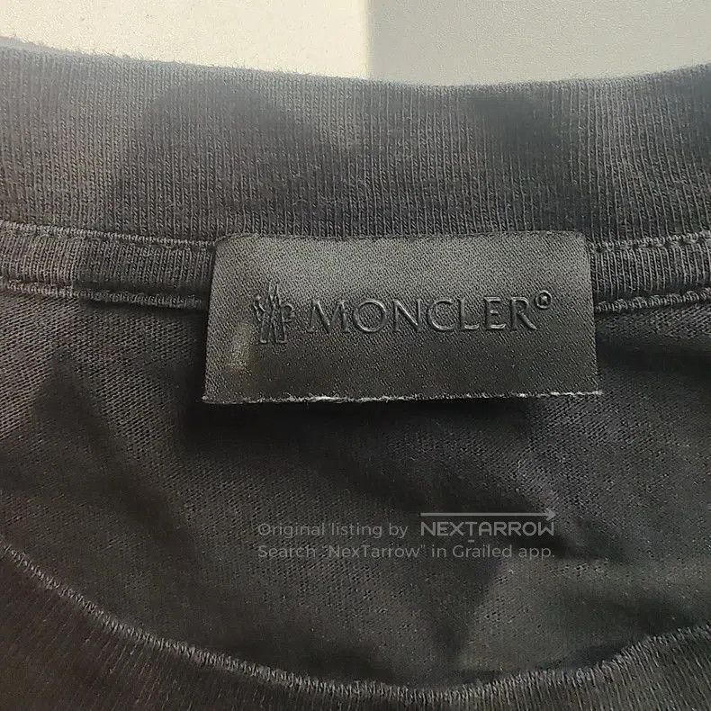 Moncler Moncler Men's Black Short Sleeve T. Size US M / EU 48-50 / 2 - 3 Thumbnail