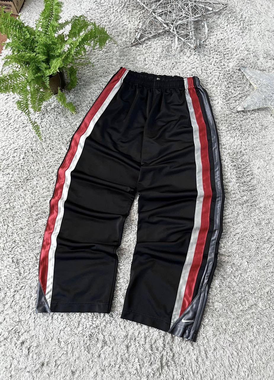Nike × Vintage 00s Nike Vintage Streetwear Pants Logo Swoosh Drill Neylon Size US 30 / EU 46 - 2 Thumbnail