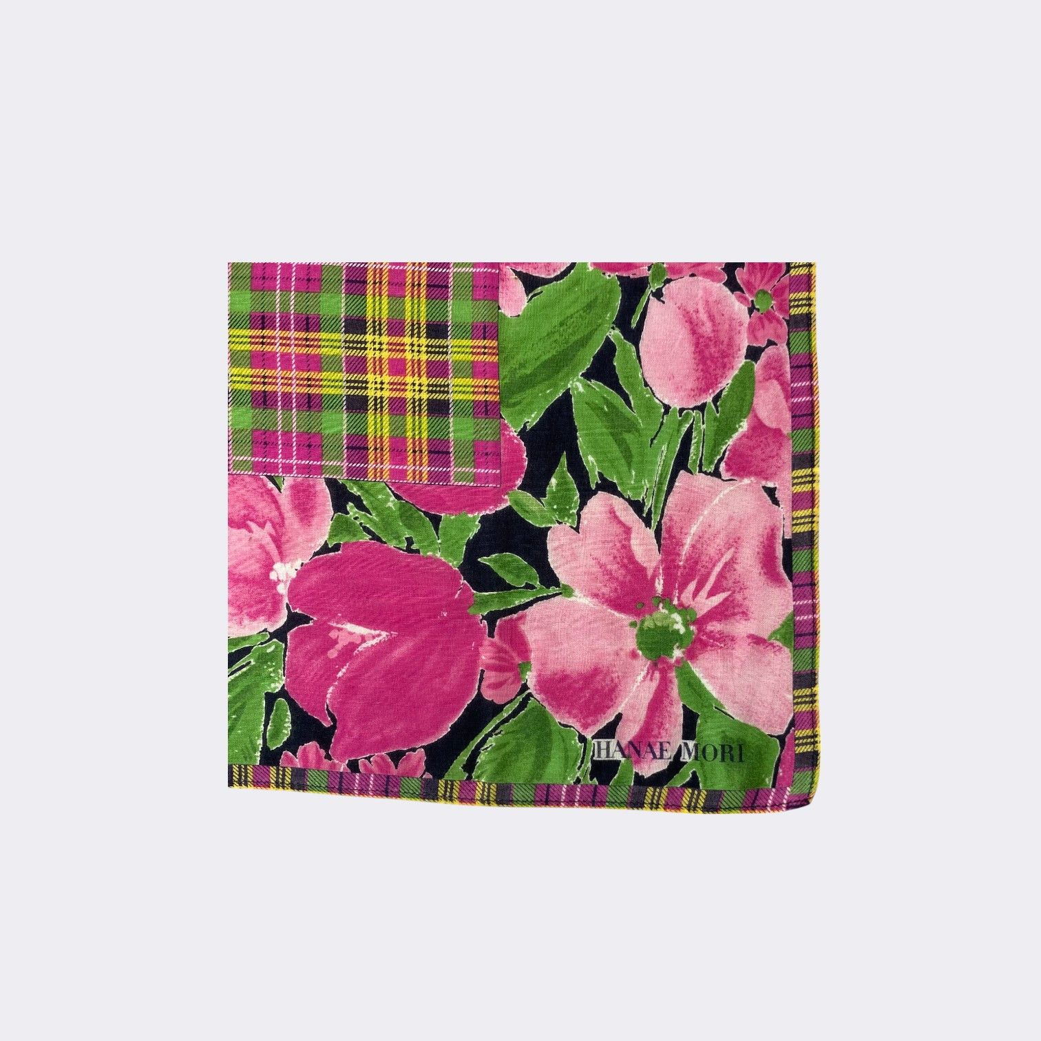 Hanae Mori Vintage Hanae Mori Handkerchief Neckerchief Bandana H448Q Size ONE SIZE - 3 Thumbnail