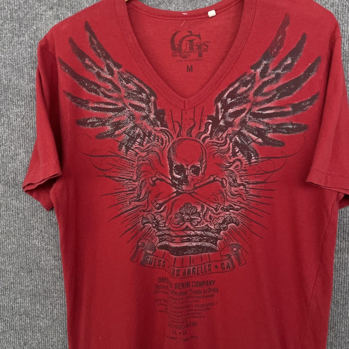 Affliction × Guess Y2K Guess Skulls Affliction Tapout Style T Shirt Size US M / EU 48-50 / 2 - 2 Thumbnail