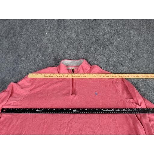 Polo Ralph Lauren Polo Ralph Lauren Cotton Sweater Men Sz XXL 1/4 Zip Salmon S Size US XXL / EU 58 / 5 - 5 Thumbnail