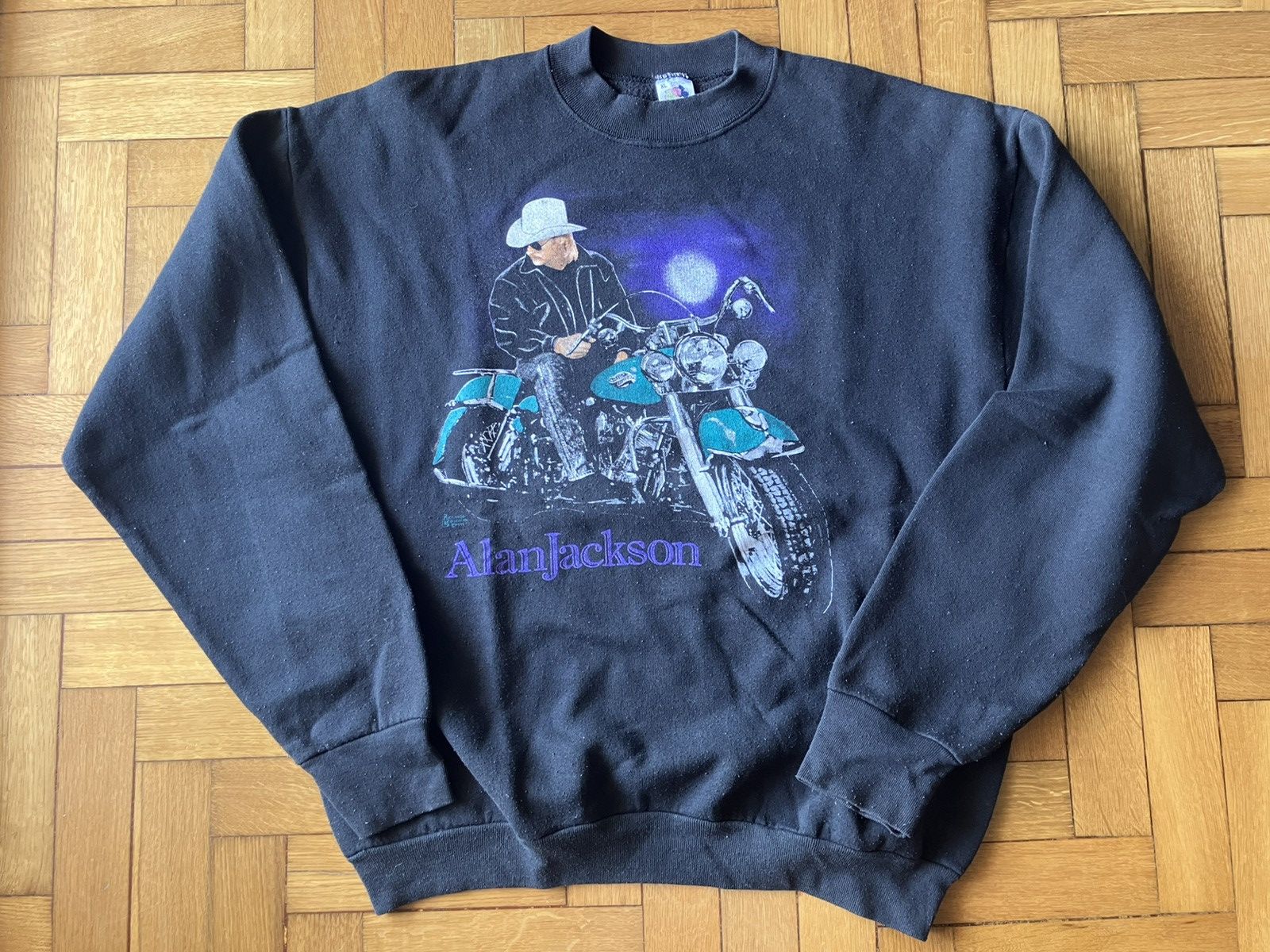 Band Tees × Fruit Of The Loom × Vintage Vintage 1992 Alan Jackson tour pullover sweatshirt Size US XL / EU 56 / 4 - 1 Thumbnail