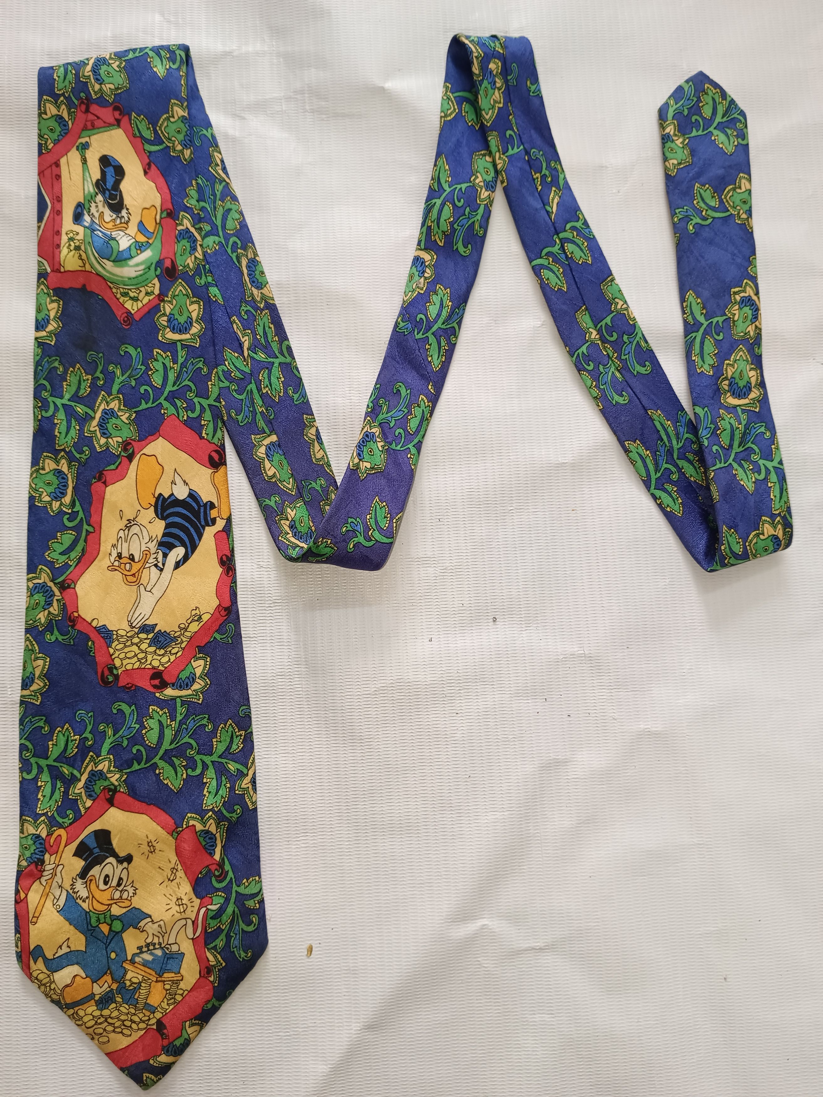 Disney × Mickey Mouse × Vintage Rare Vintage Walt Disney Iside Tie Size ONE SIZE - 2 Thumbnail