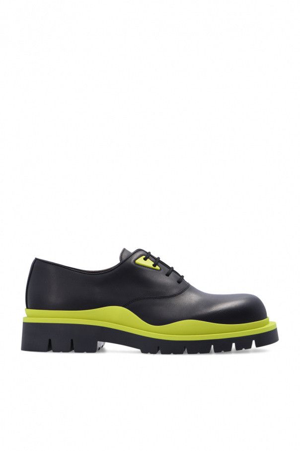 Bottega Veneta o1w1db11124 Tire Shoes in Black/Yellow Size US 8 / EU 41 - 1 Thumbnail