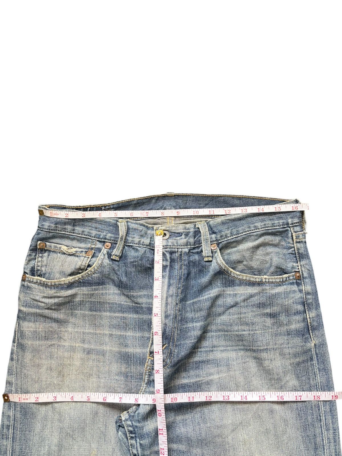 Levi's Vintage 90s Levis 502 Mud Wash Distress Loose Jeans Size US 33 - 6 Thumbnail