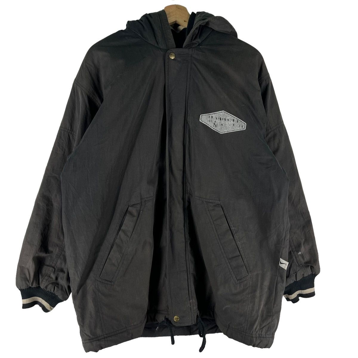 Nike 🔥VINTAGE 90’s NIKE JACKET BIG LOGO Size US M / EU 48-50 / 2 - 2 Thumbnail