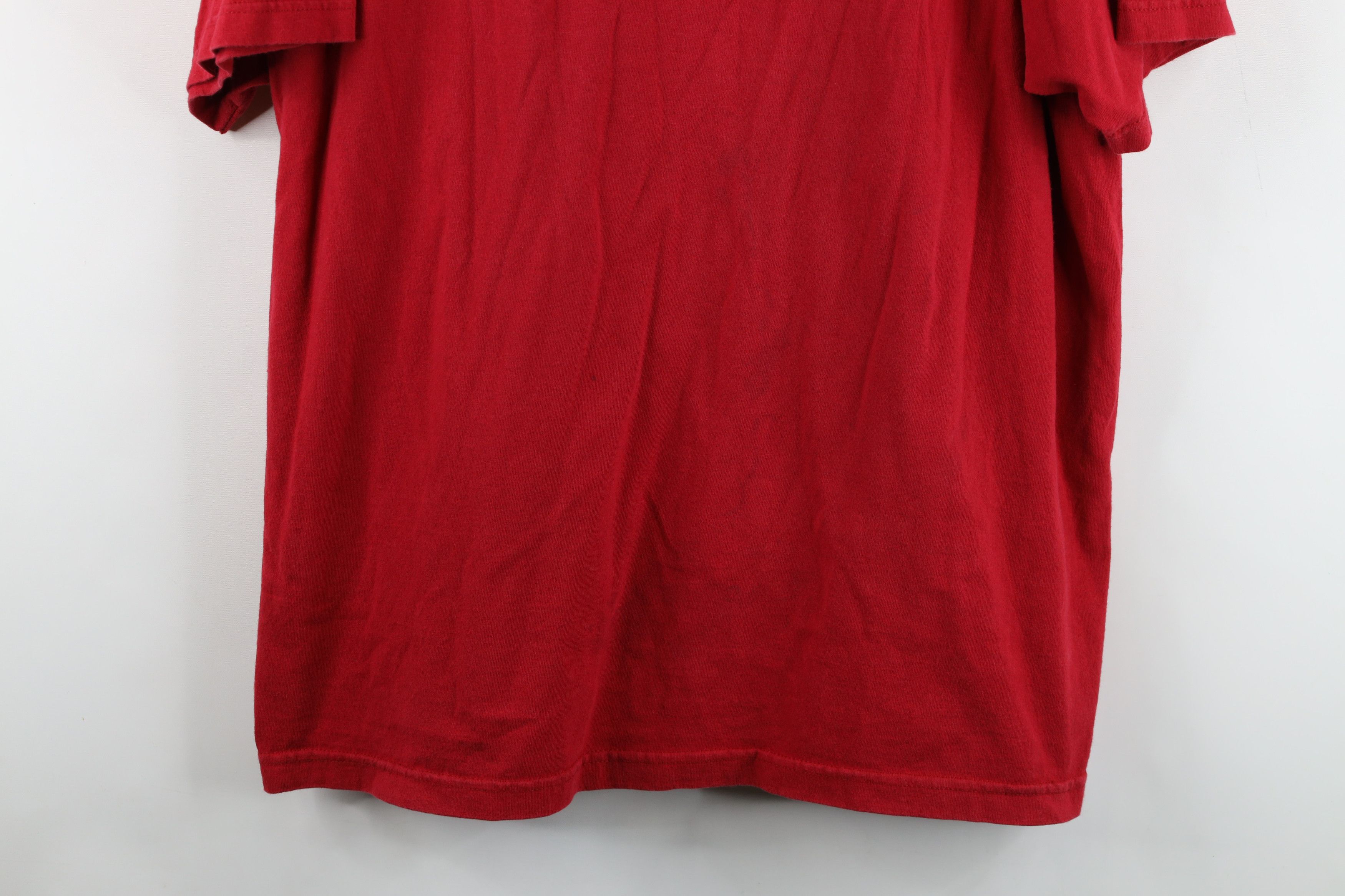 Vintage Vintage 90s Streetwear Hawaii Hang Loose Surfing T-Shirt Red Size US XXL / EU 58 / 5 - 3 Thumbnail